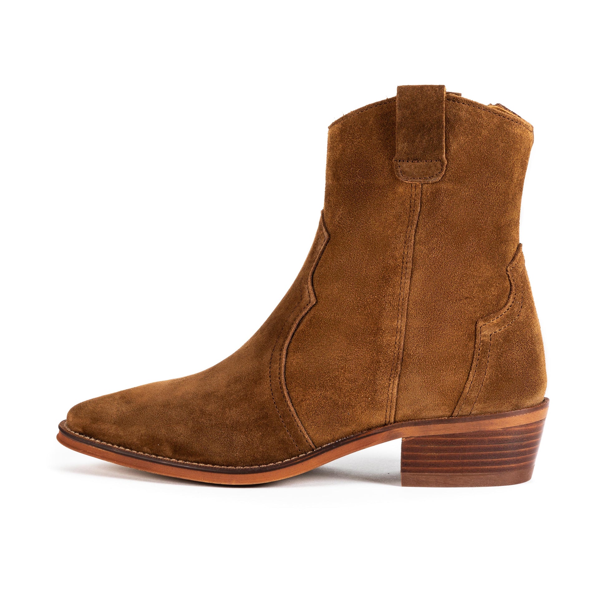 Bota cowboy ante cuero con cremallera 2548 de Alpe - 2548-28-1.jpg
