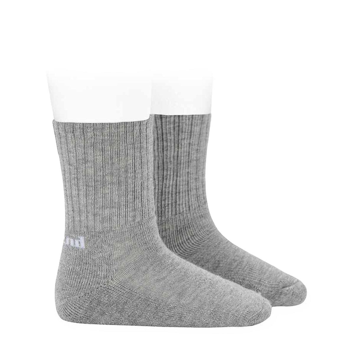 Calcetín corto gris claro 2615 Cóndor