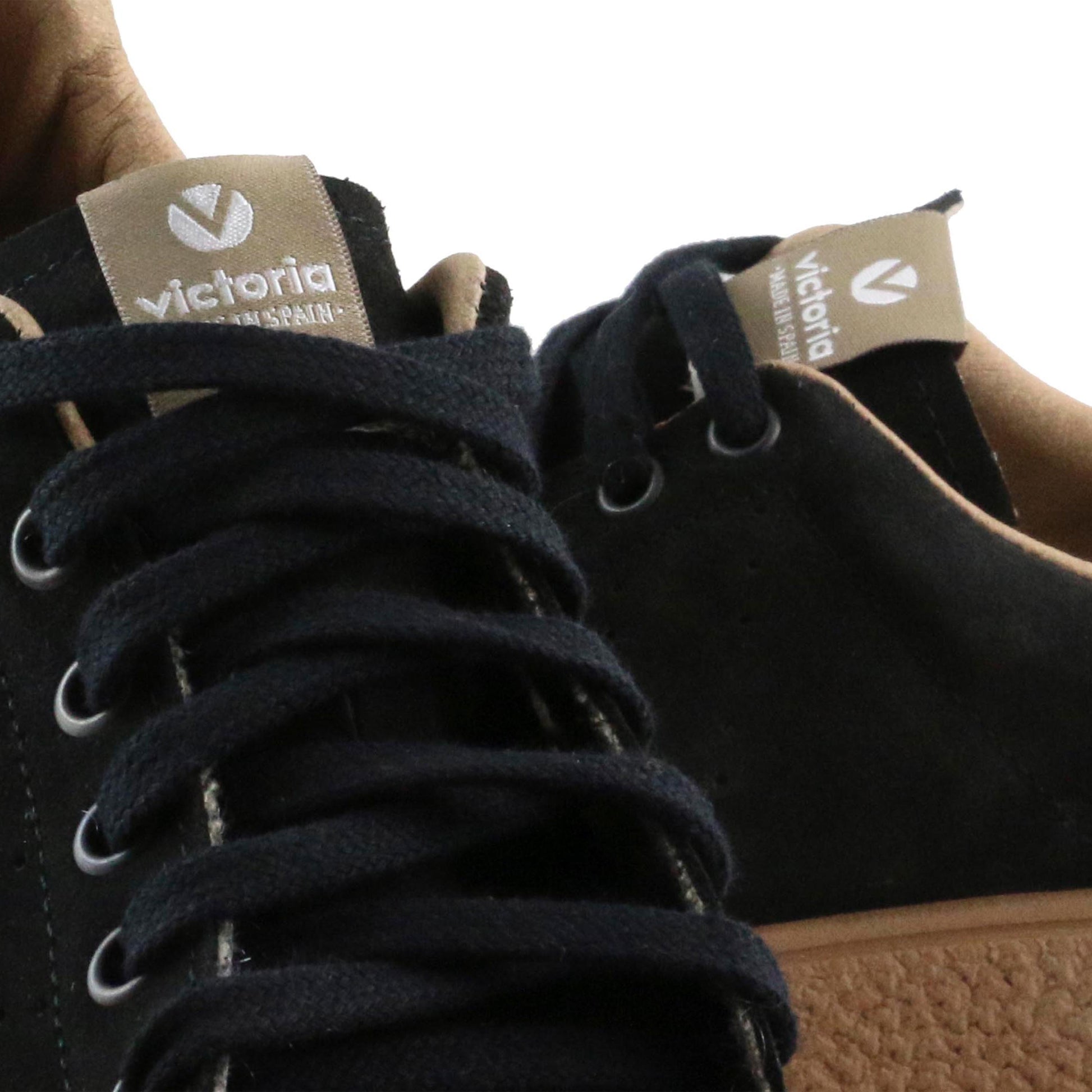 Deportiva ante negro con cordón 262100 Victoria - 262100-31-5.jpg