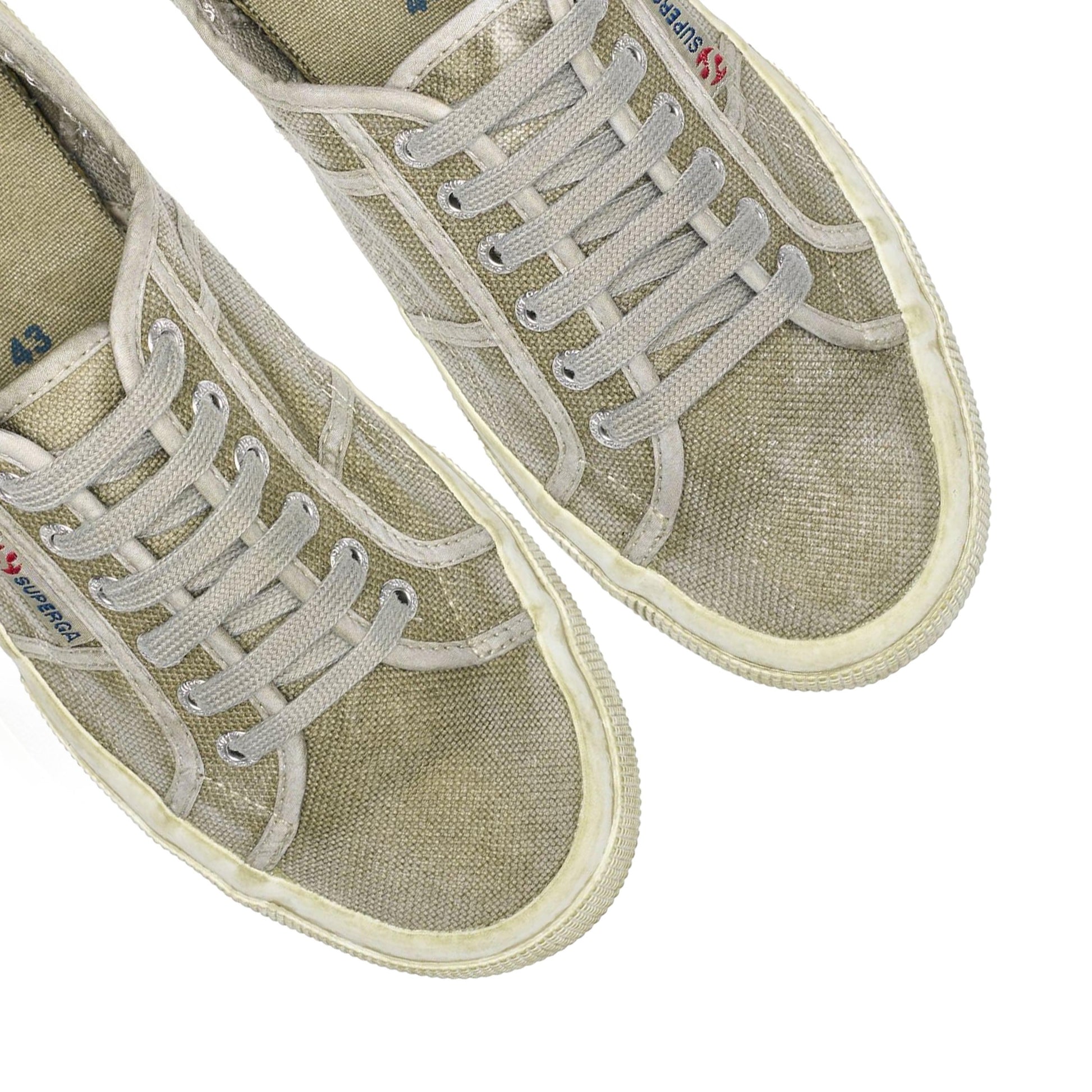 Zapatilla verde lavado 2750COTTONDYED Superga
