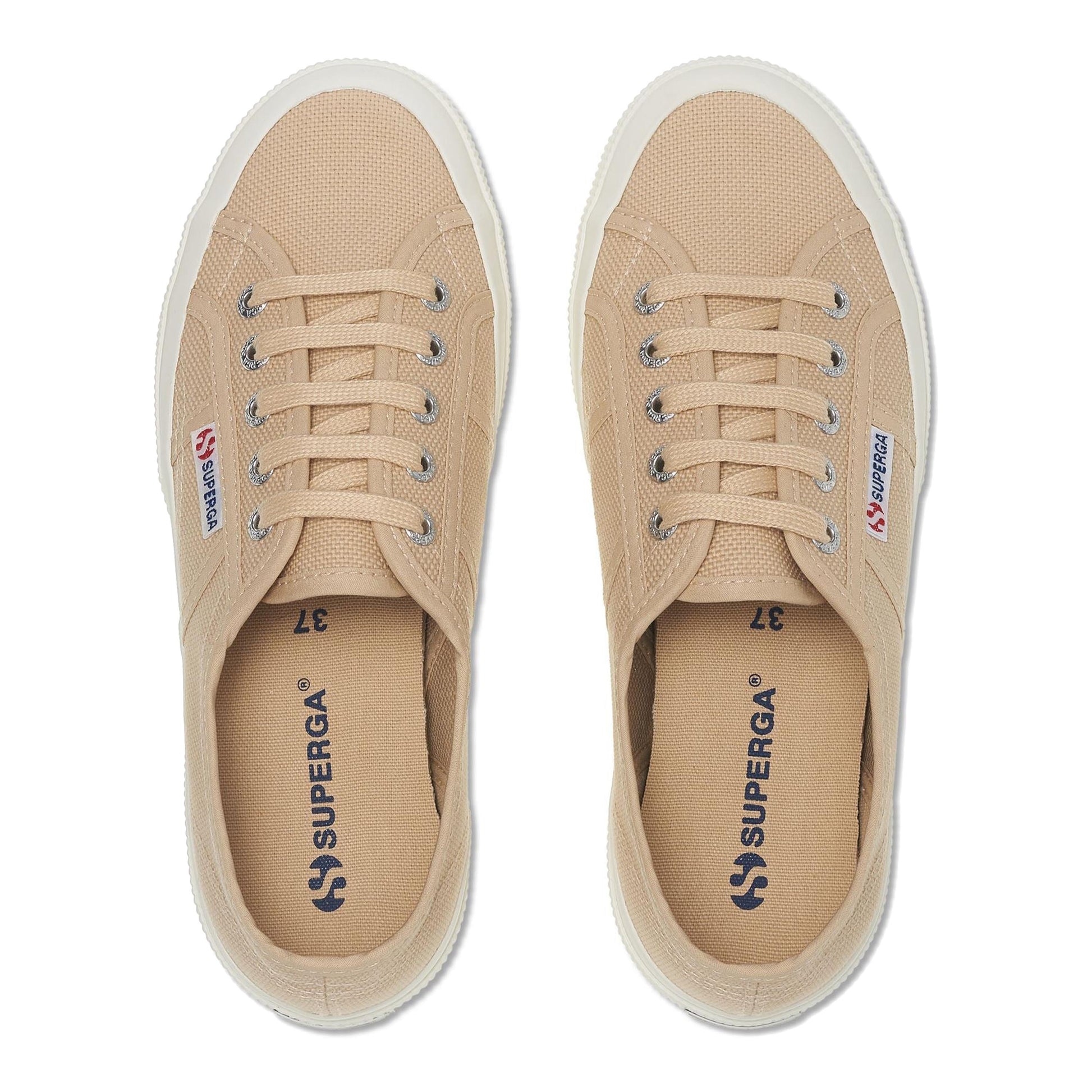 Zapatilla taupe con cordón 2750COTU de Superga - 2750COTU-115-6.jpg