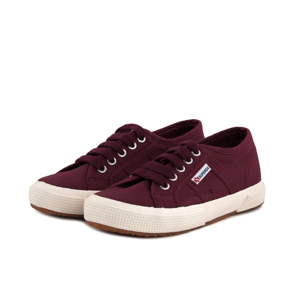 Zapatilla burdeos con cordón 2750JCOT de Superga - 2750JCOT-13-5.jpg