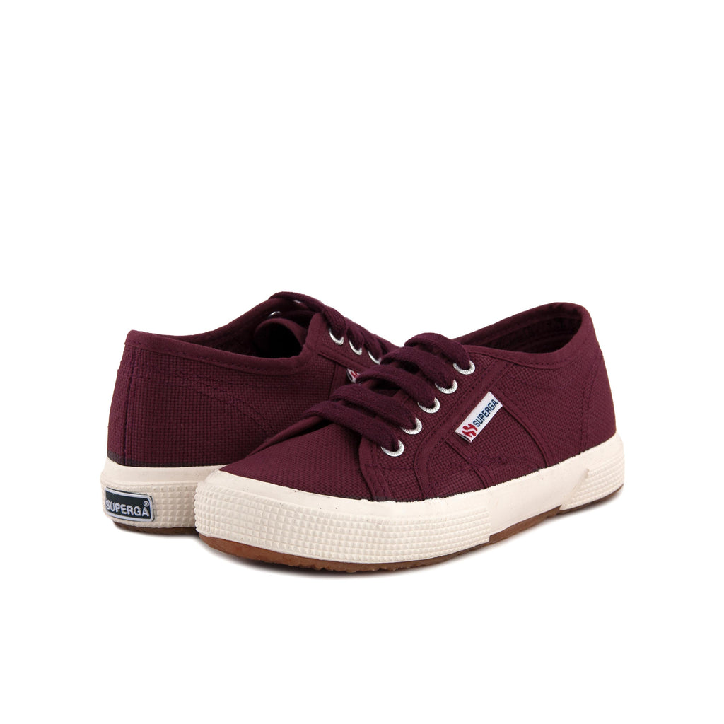Zapatilla burdeos con cordón 2750JCOT de Superga - 2750JCOT-13-2.jpg