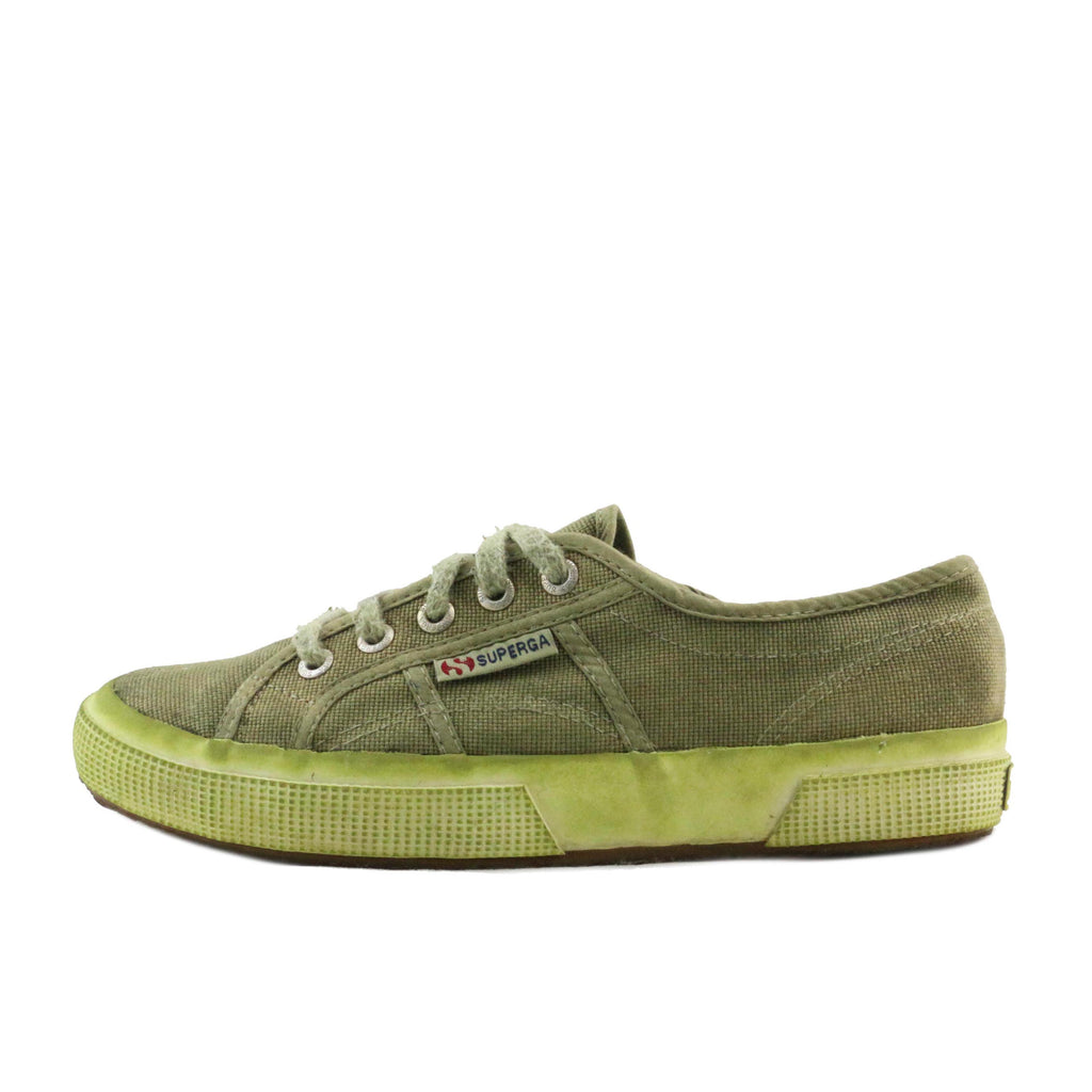 Zapatilla verde con cordón 2750PCOTU de Superga - 2750PCOTU-14-1.jpg