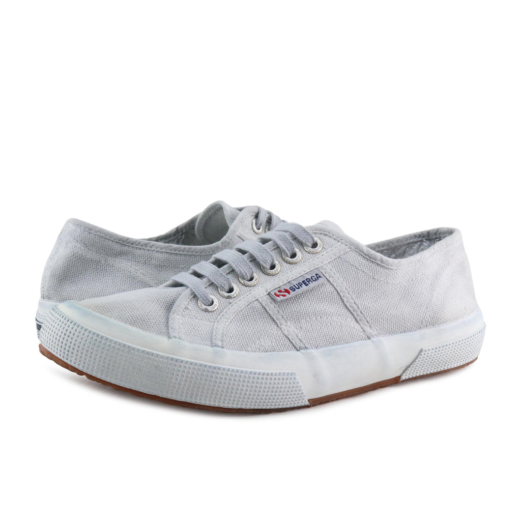 Zapatilla gris claro lavado con cordón 2750PCOTU Superga - 2750PCOTU-349-2.jpg