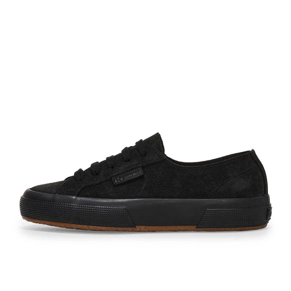 Zapatilla ante negro con cordón 2750SFO Superga