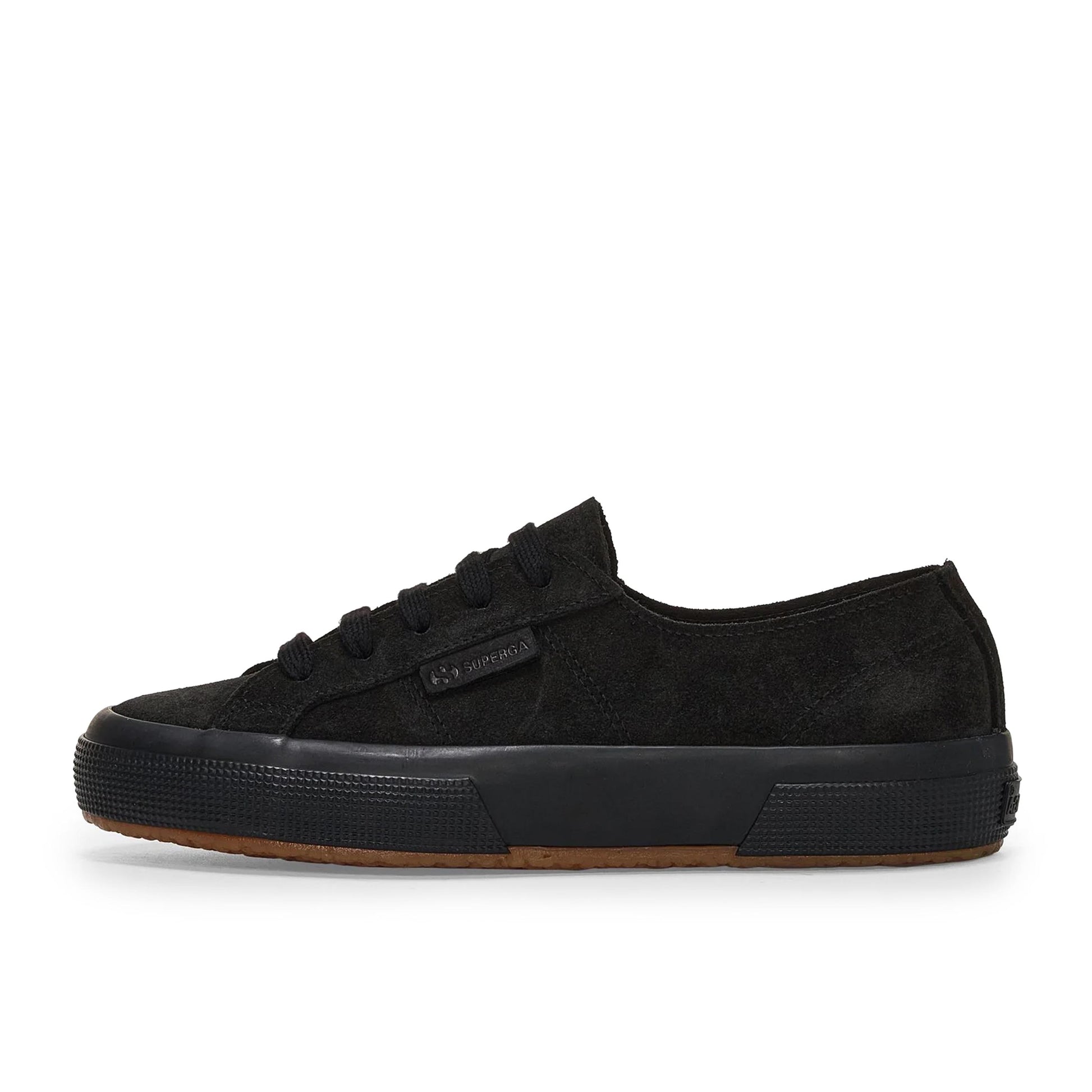 Zapatilla ante negro con cordón 2750SFO Superga