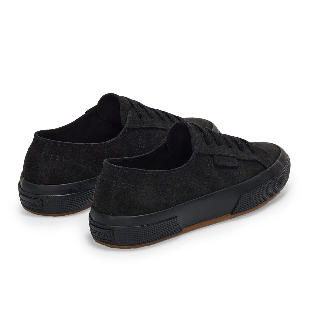 Zapatilla ante negro con cordón 2750SFO Superga