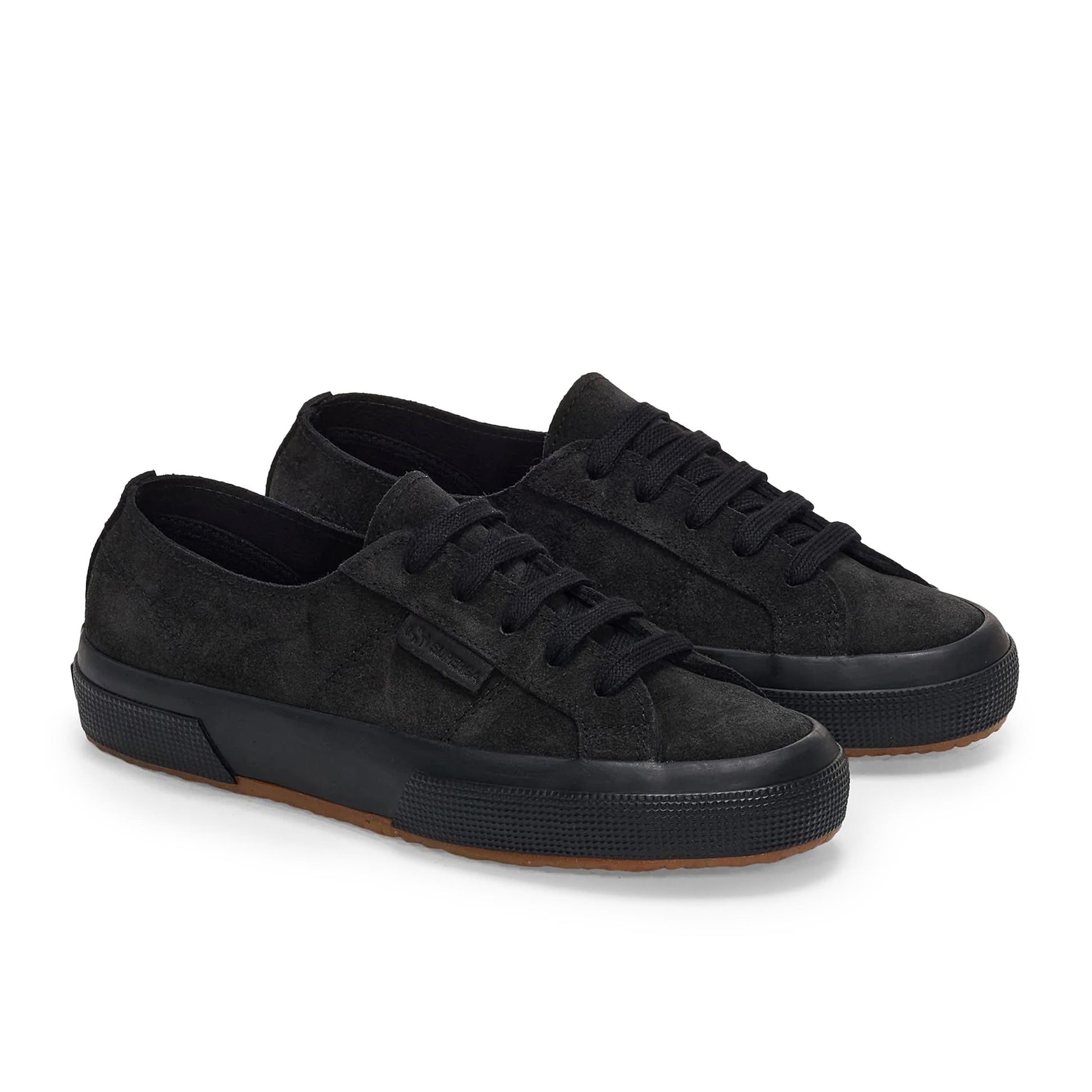 Zapatilla ante negro con cordón 2750SFO Superga