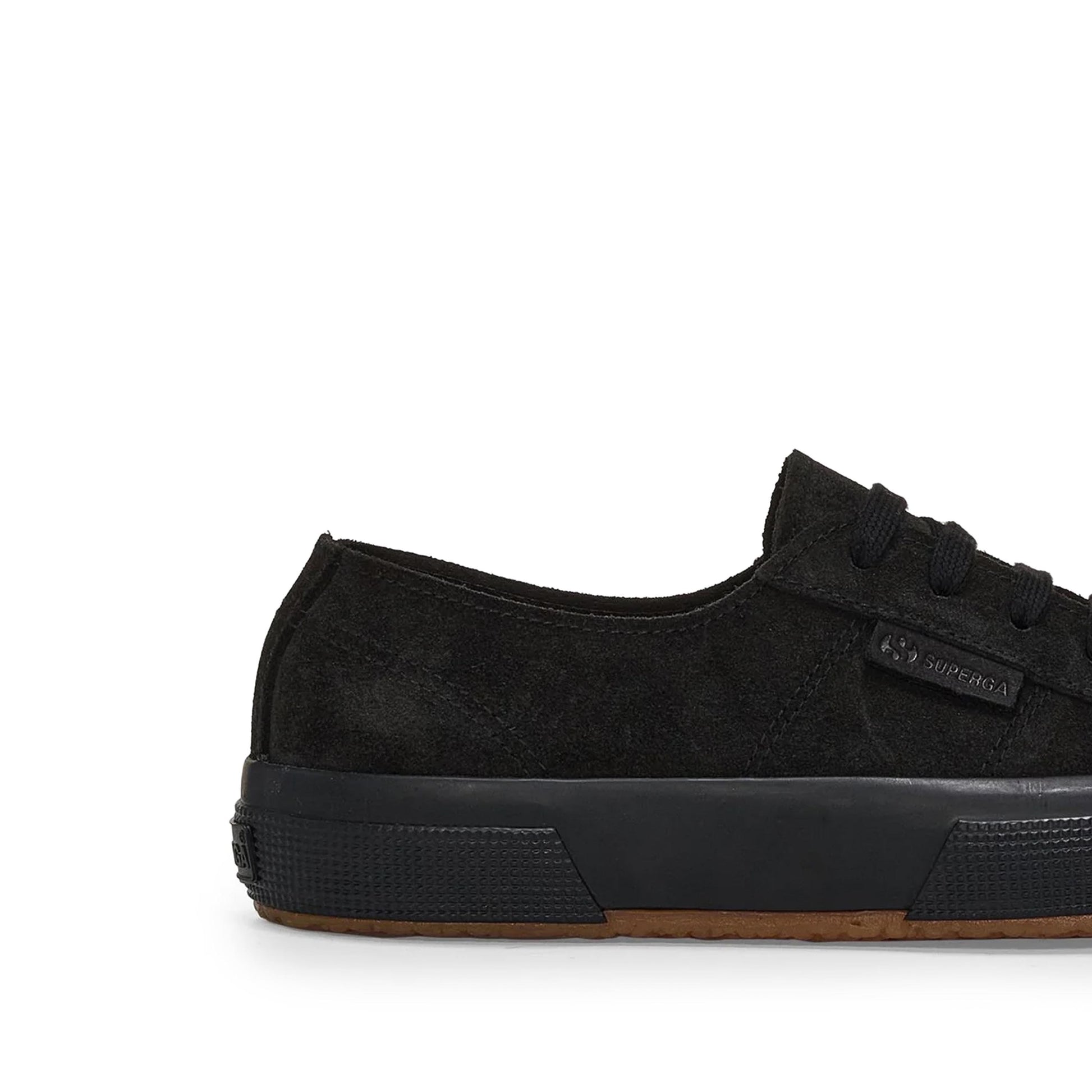 Zapatilla ante negro con cordón 2750SFO Superga