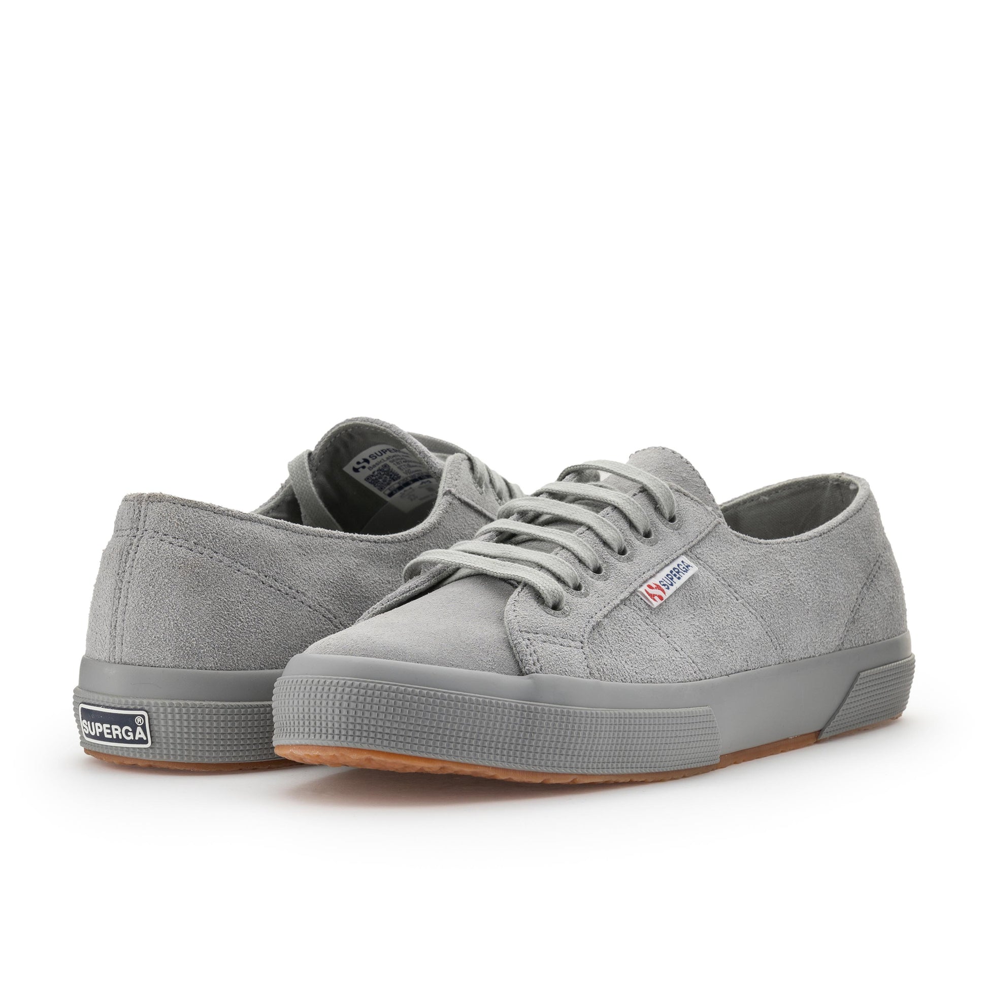 Zapatilla ante gris claro con cordón 2750SUEU Superga - 2750SUEU-570-2.jpg