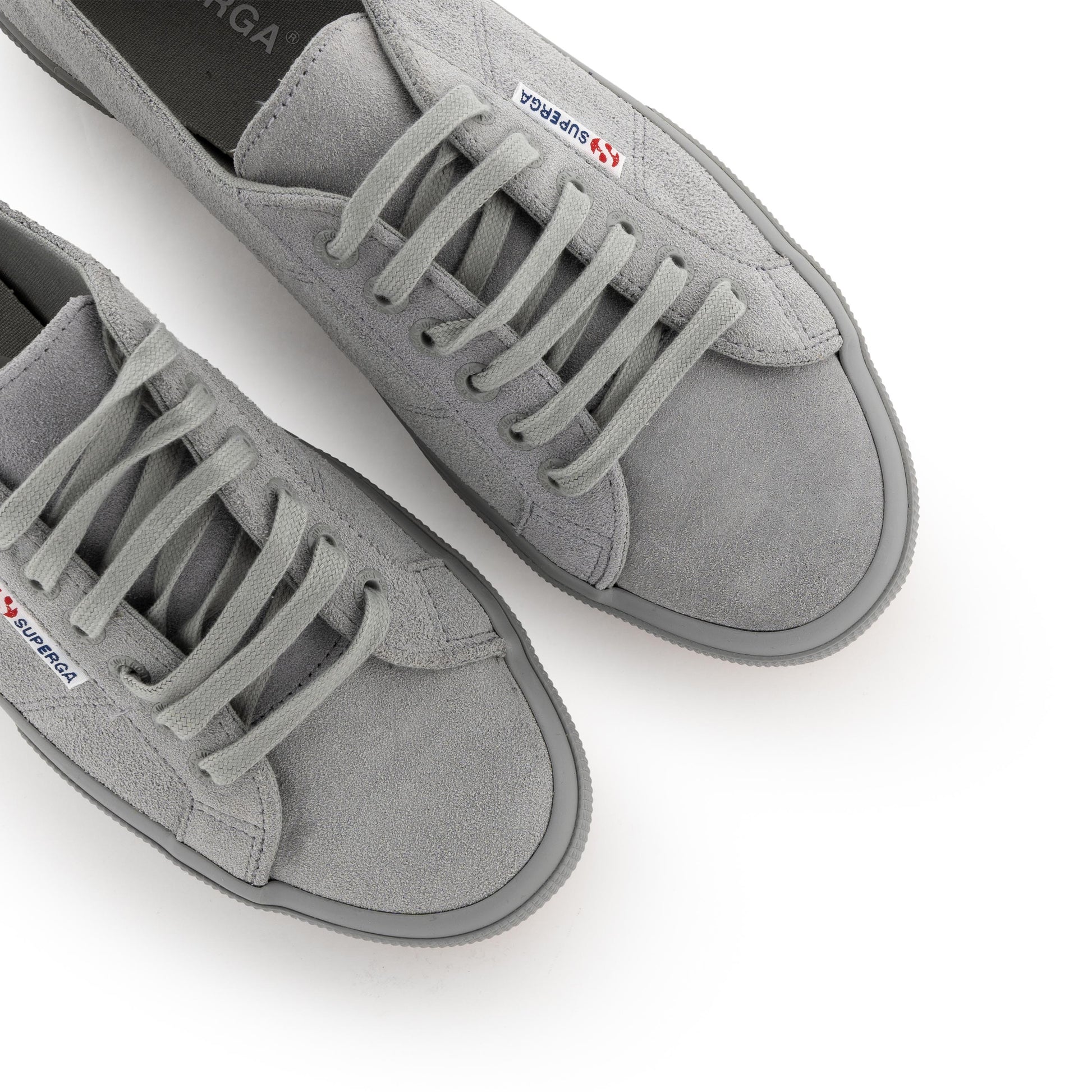 Zapatilla ante gris claro con cordón 2750SUEU Superga - 2750SUEU-570-6.jpg