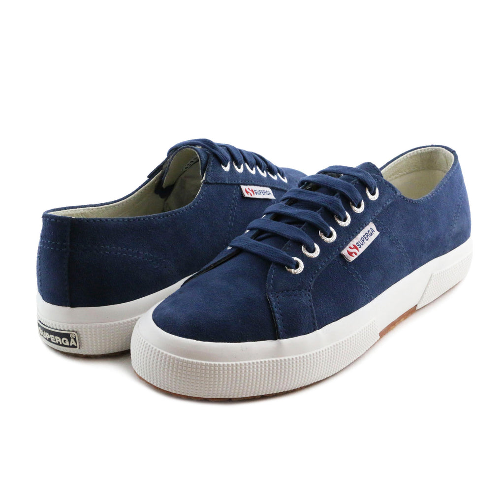 Zapatilla ante azulón con cordón 2750SUEU Superga - 2750SUEU-83-2.jpg