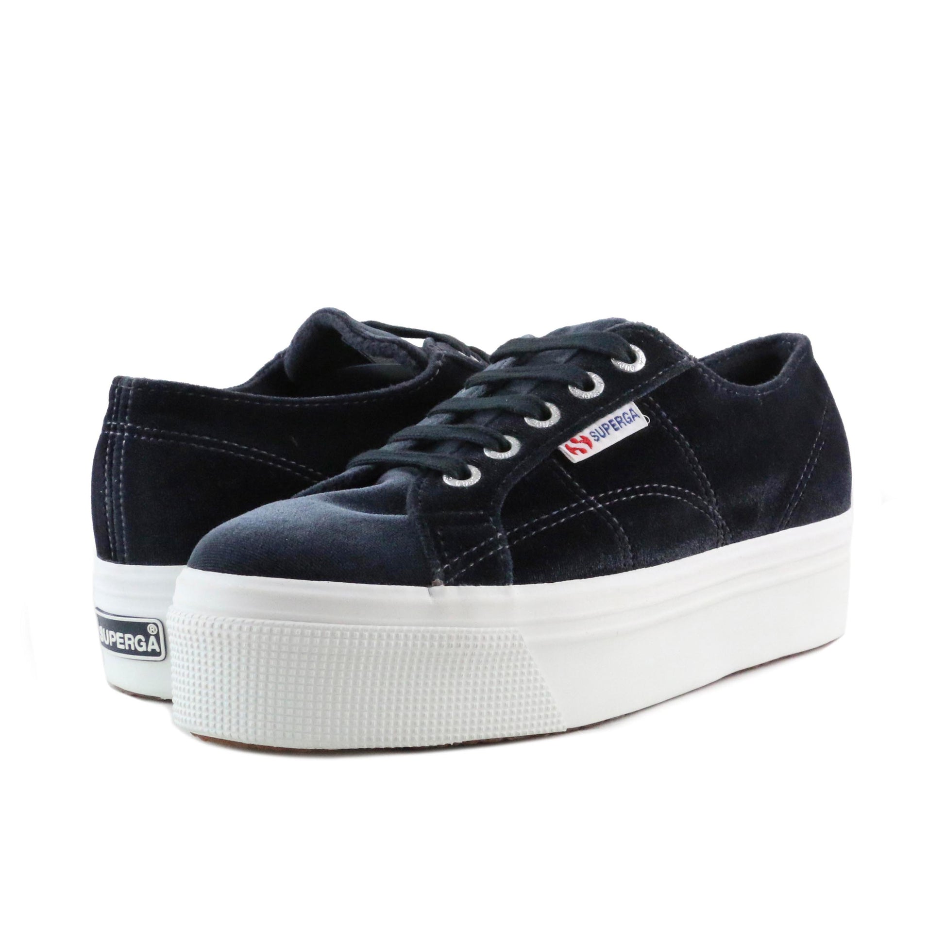 Zapatilla gris con cordón 2790VELVETW de Superga - 2790VELVETW-16-2.jpg