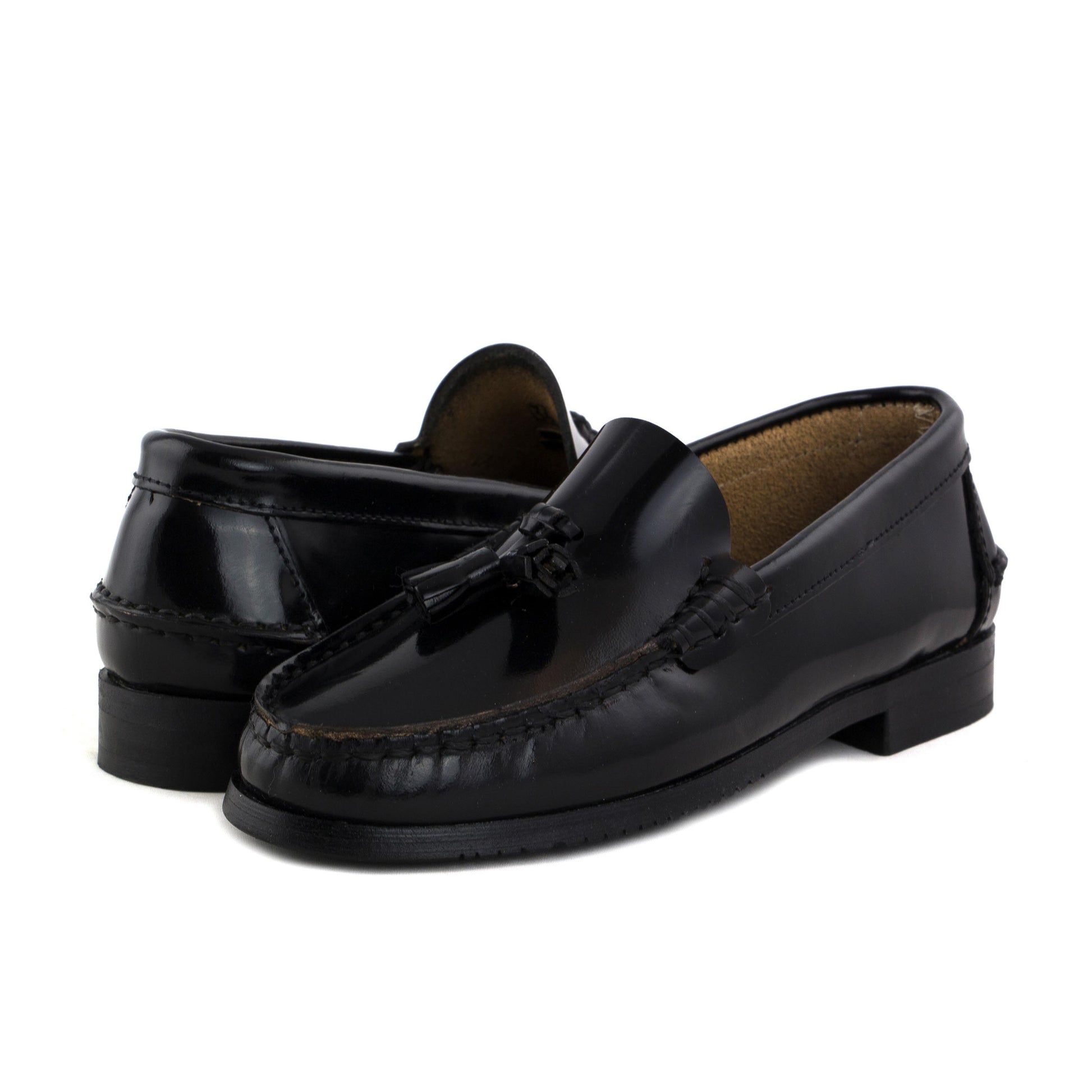 Mocasín florentic negro con borlas G021 de Jeromín - G021-29-2.jpg