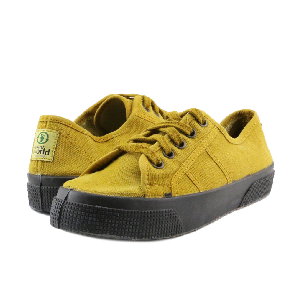 Zapatilla mostaza lavado con cordón 2901 Natural World - 2901-214-2.jpg