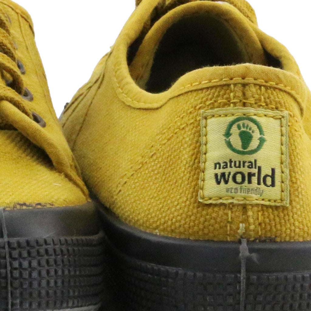 Zapatilla mostaza lavado con cordón 2901 Natural World - 2901-214-6.jpg