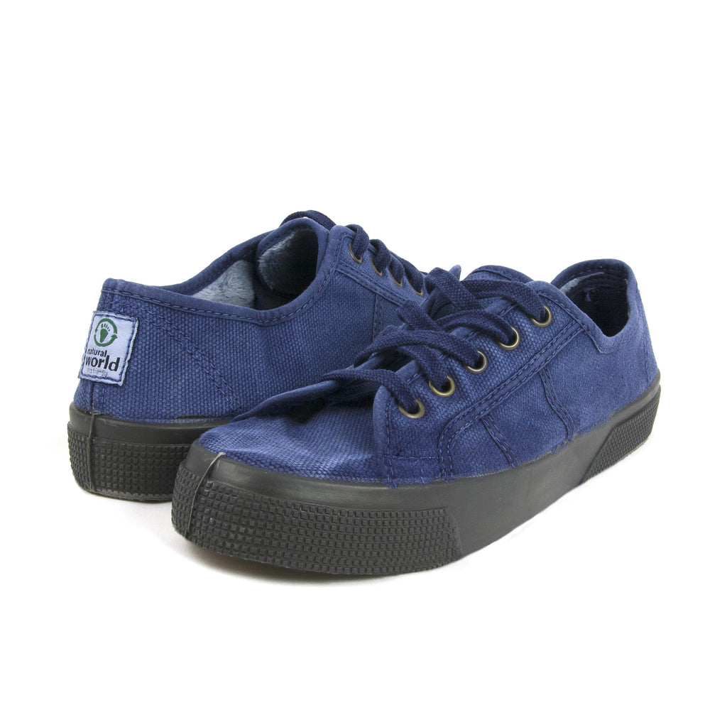 Zapatilla petróleo lavado con cordón 2901 Natural World - 2901-216-2.jpg