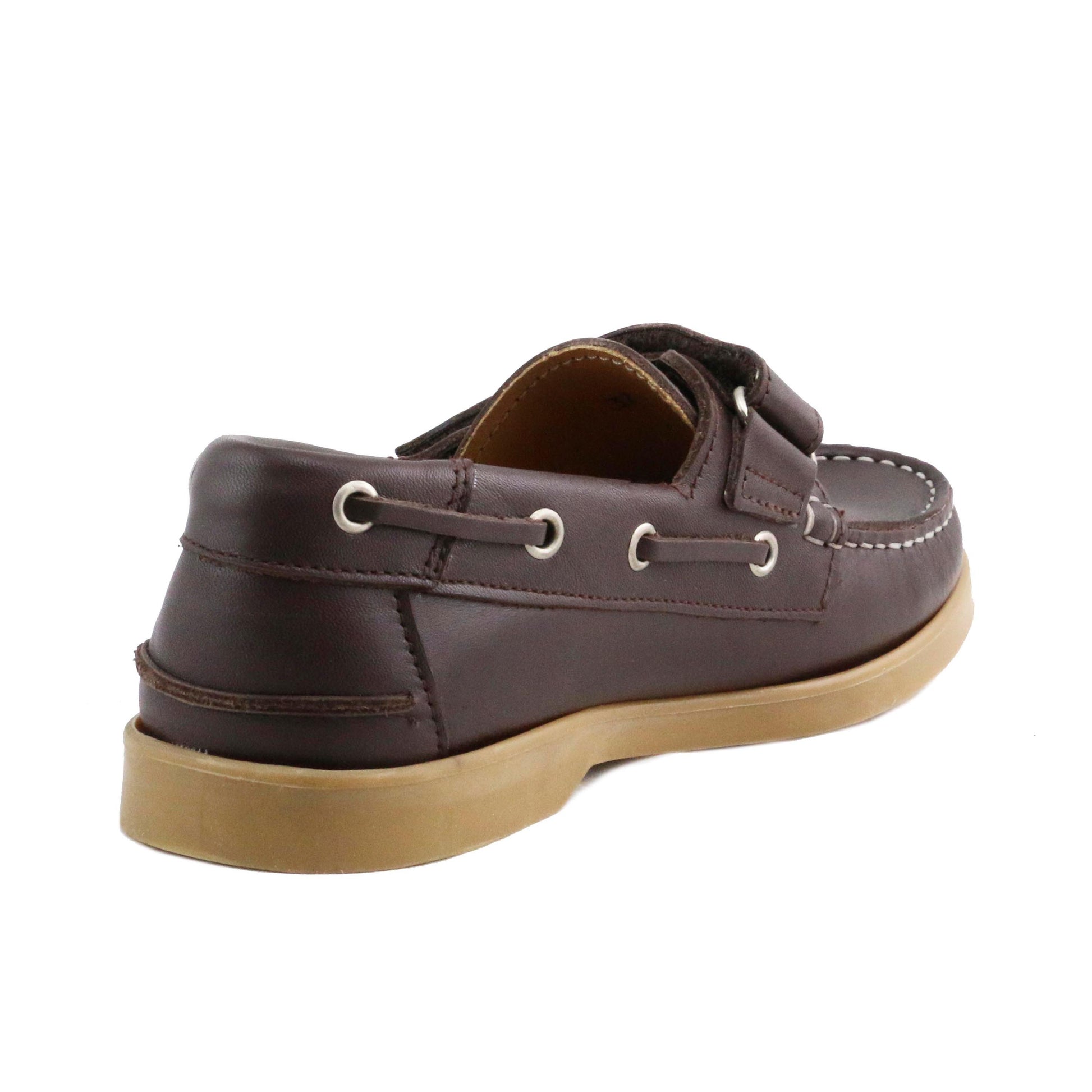 Náutico marrón oscuro de verano con velcro NAU2 Jeromín - NAU2-62-3.jpg