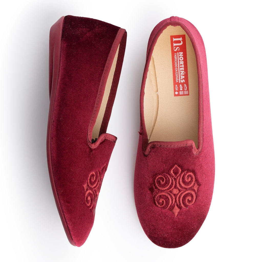 Zapatilla casa burdeos 298028 Norteñas