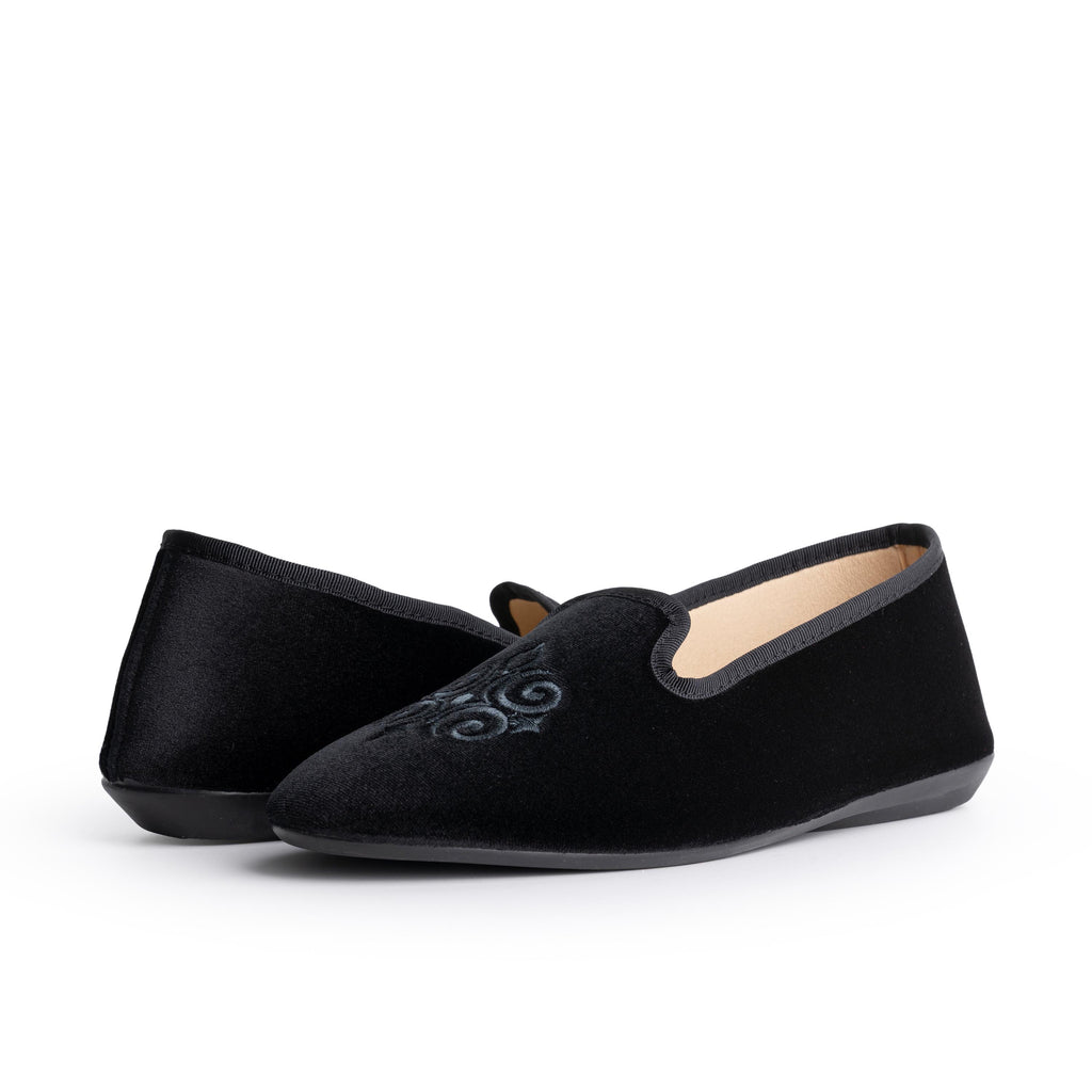 Zapatilla casa negro 298028 Norteñas
