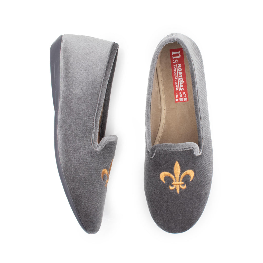 Zapatilla casa gris 298038 Norteñas