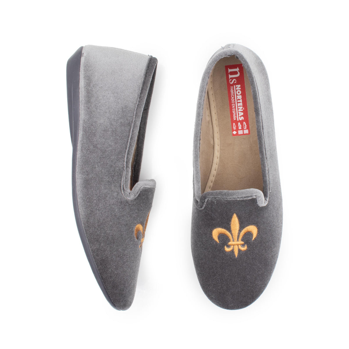 Zapatilla casa gris 298038 Norteñas