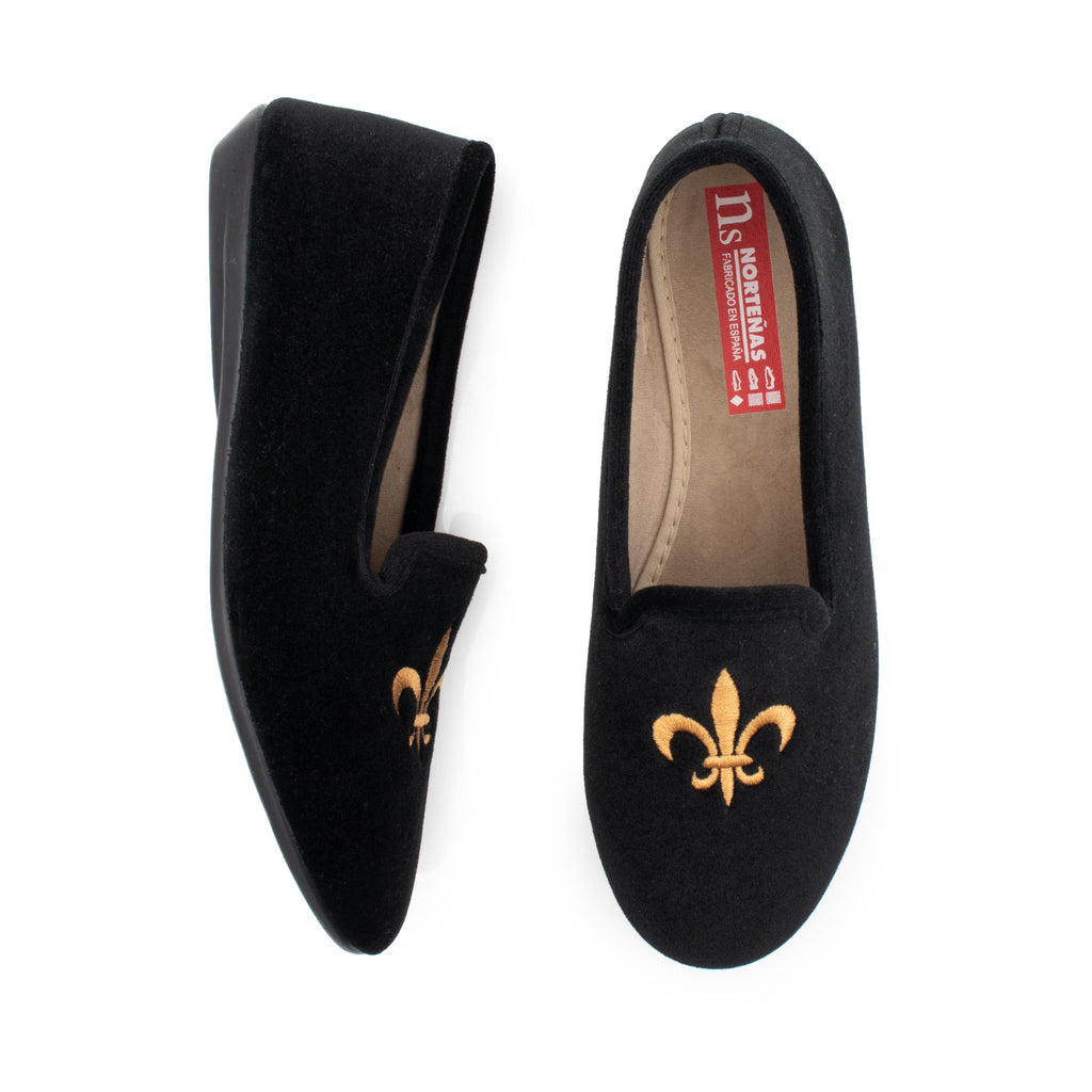 Zapatilla casa negra 298038 Norteñas