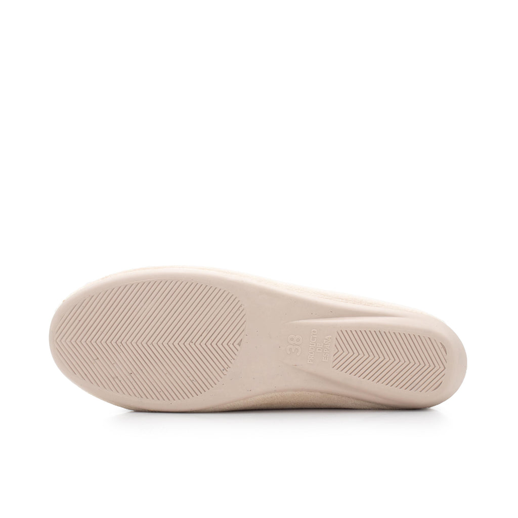 Zapatilla casa beige 298038 Norteñas