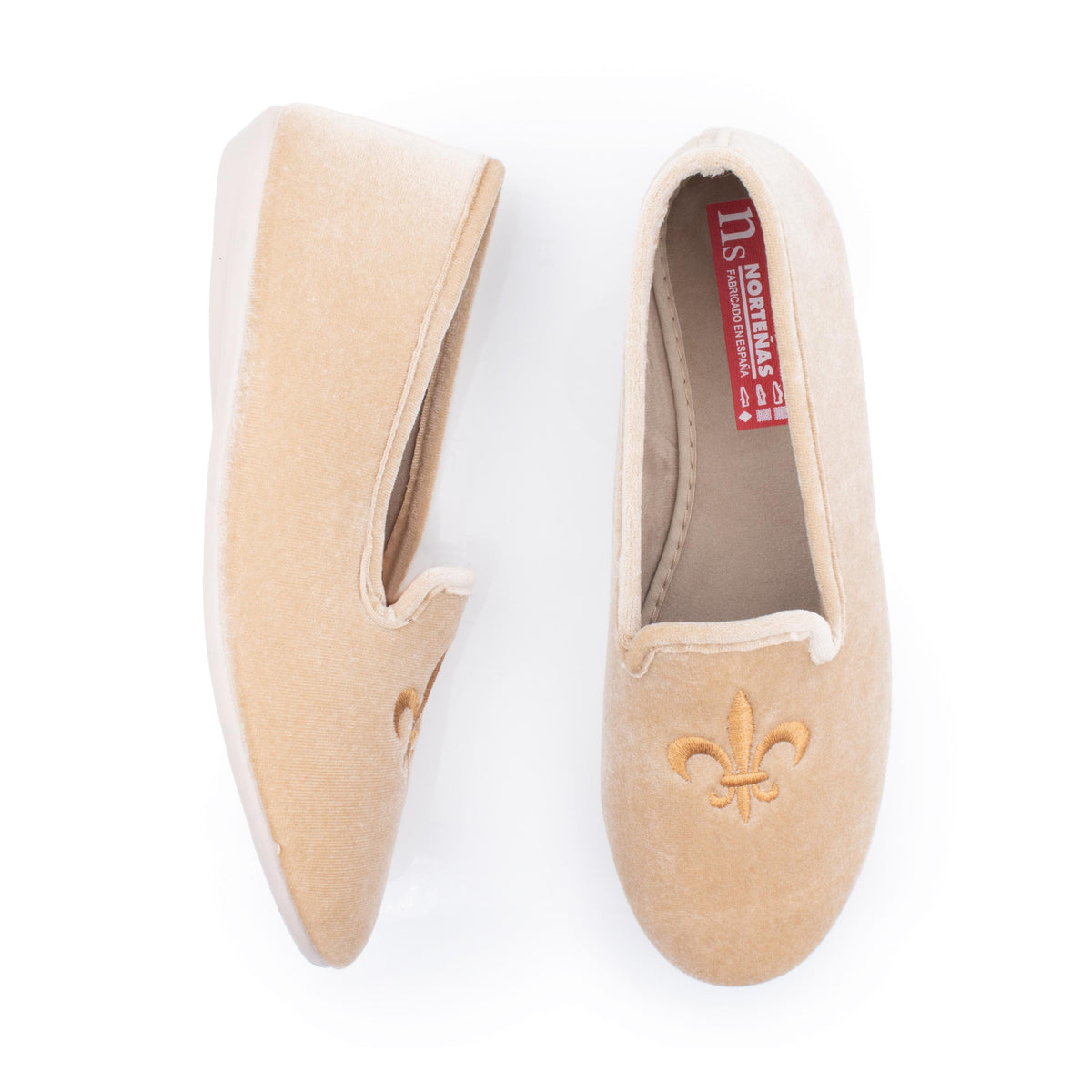 Zapatilla casa beige 298038 Norteñas