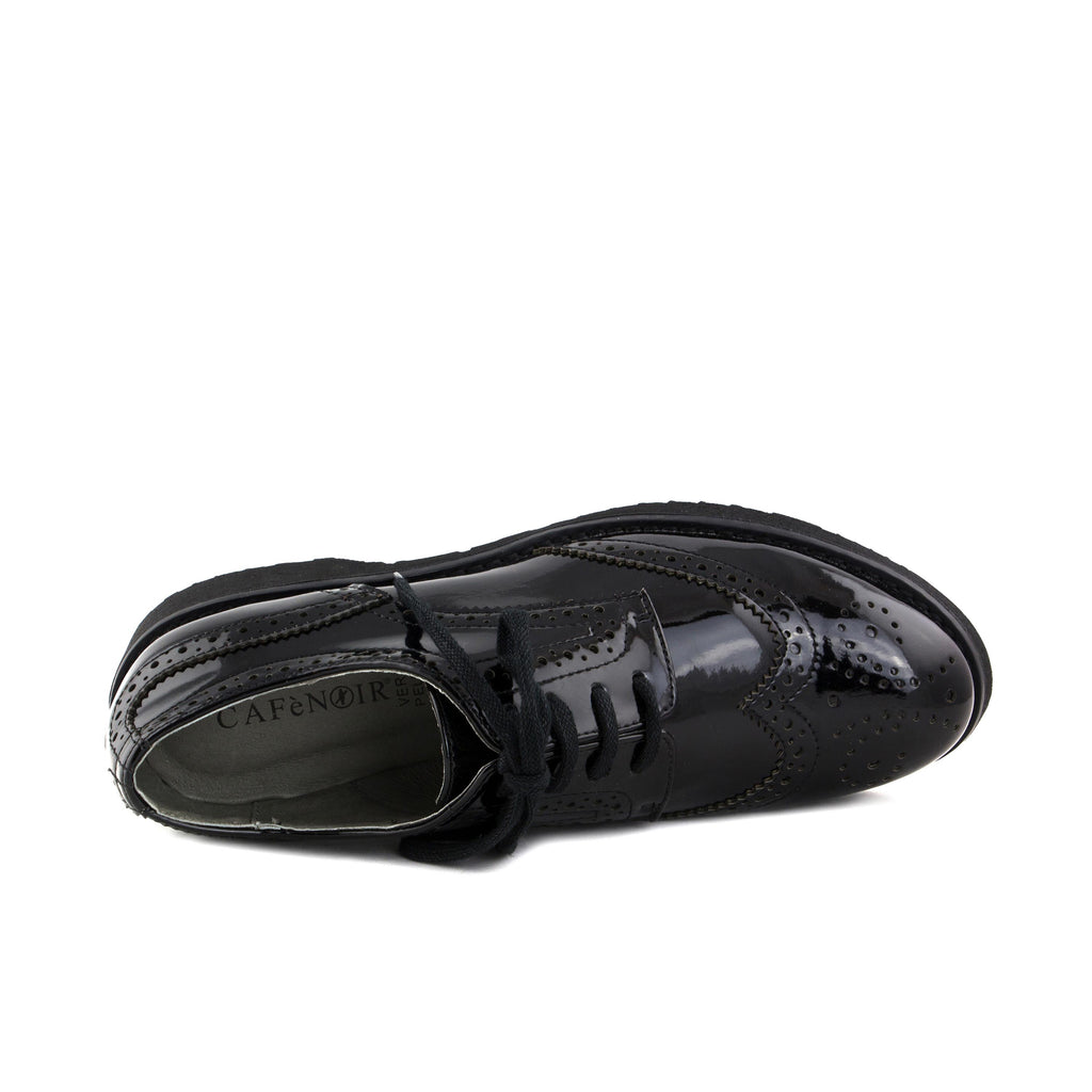 Blucher picado charol negro con cordón FG920 Café Noir - FG920-24-6.jpg