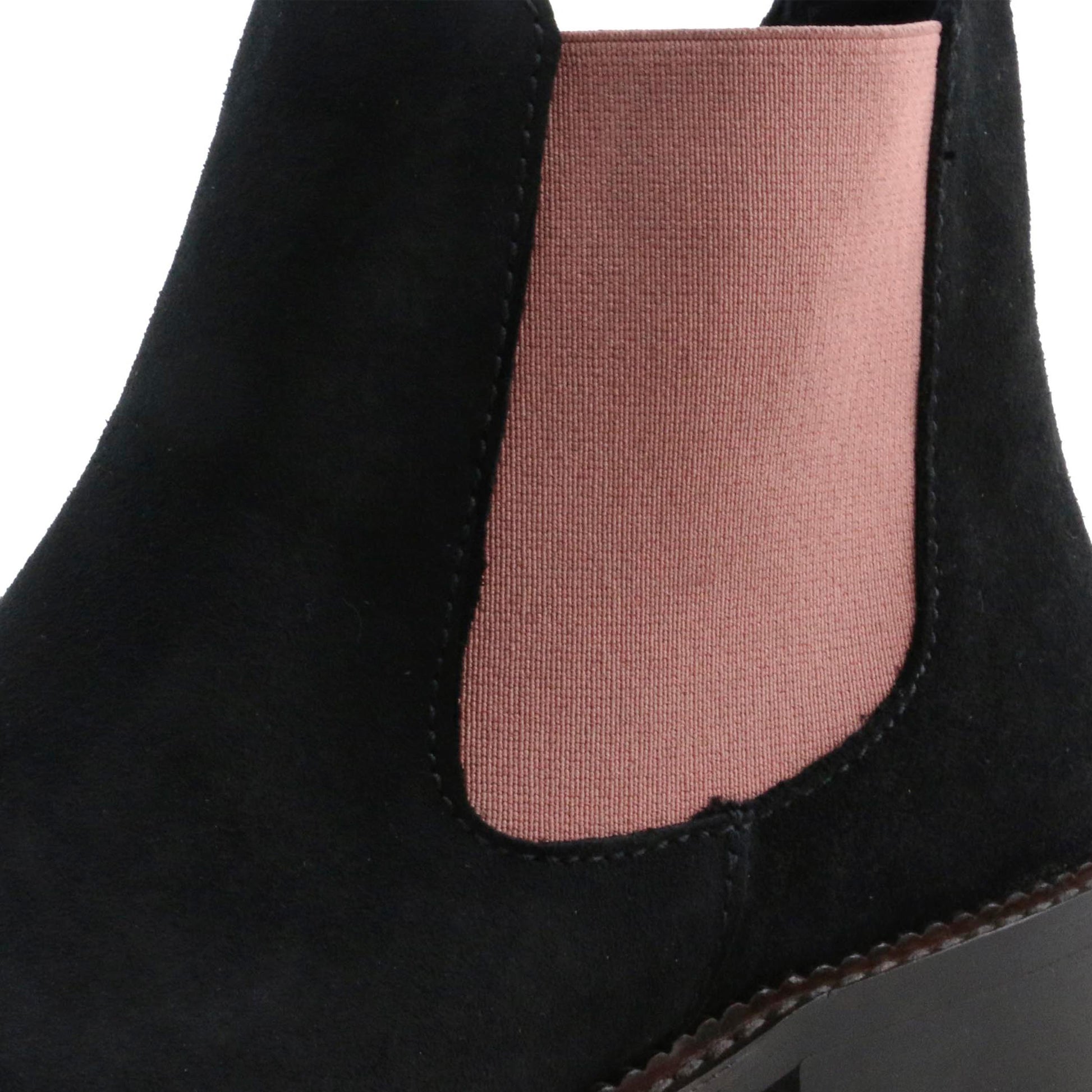 Botín serraje negro con elástico NEOLI de Jeromín - NEOLI-31ROSA-5.jpg