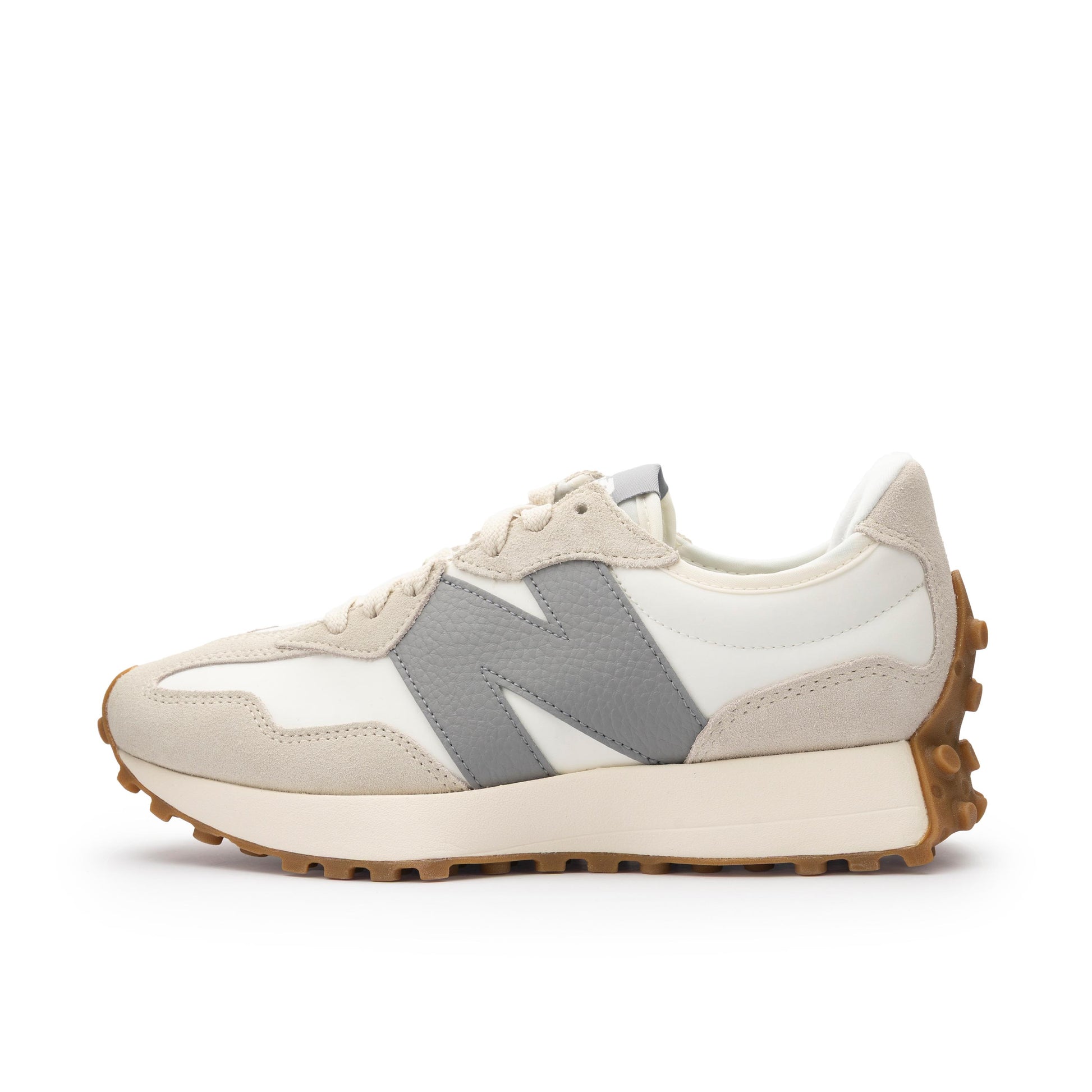 Deportiva crudo/gris con cordón U327LT de New Balance - U327LT-446-1.jpg