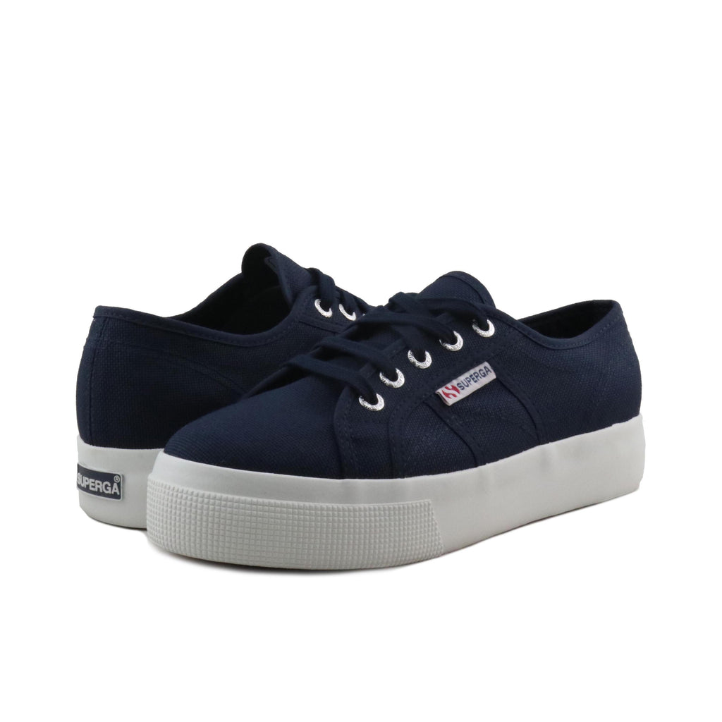 Zapatilla casual azul con cordón 2730COTU de Superga - 2730COTU-7-2.jpg
