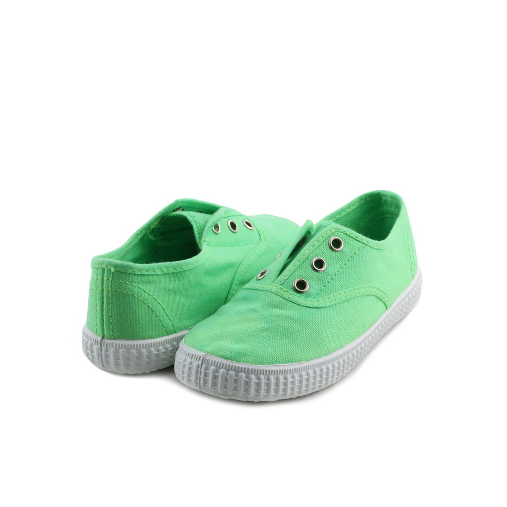 Zapatilla verde con elástico 317 de Jeromín - 317-14-2.jpg