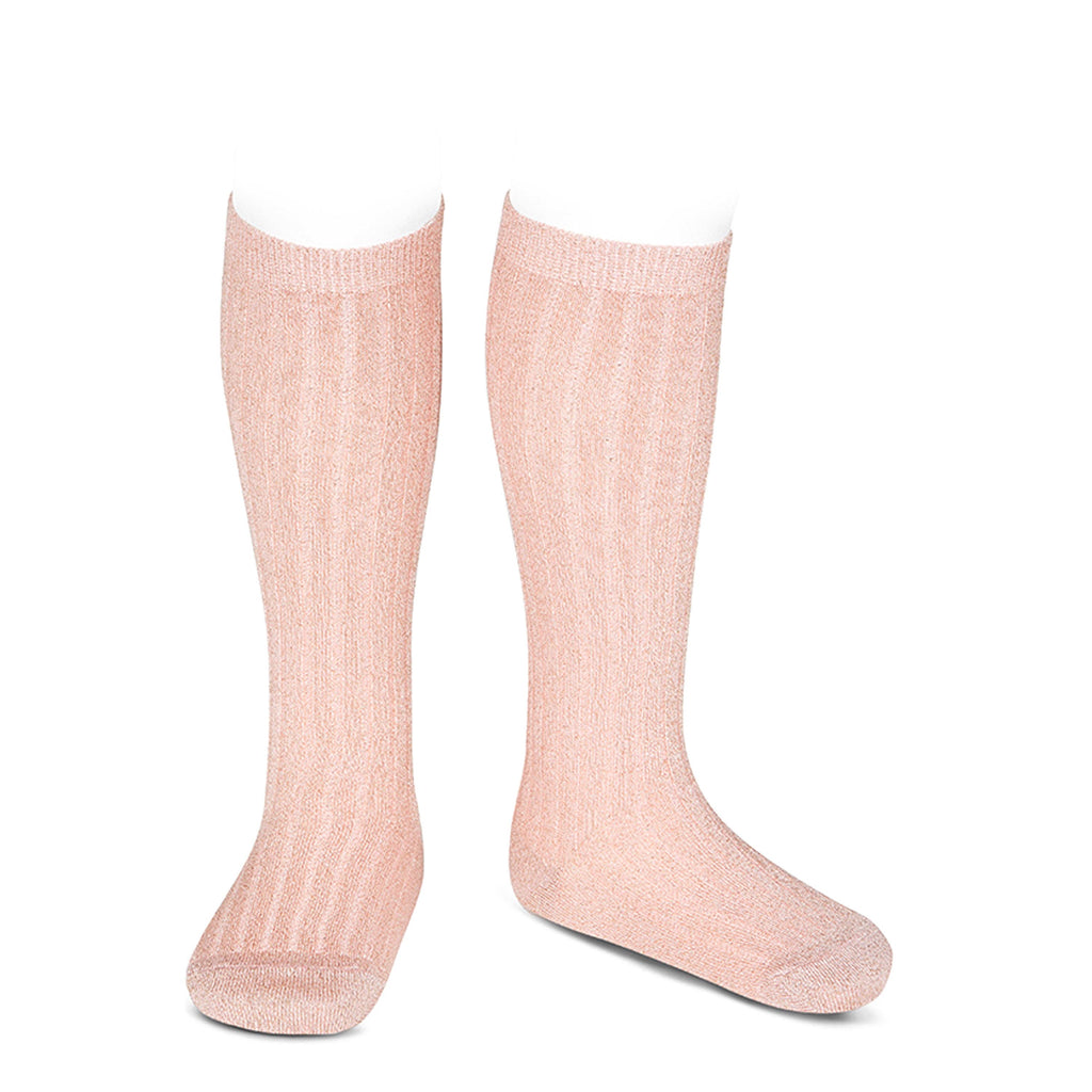 Calcetín alto rosa empolvado 32202 Cóndor