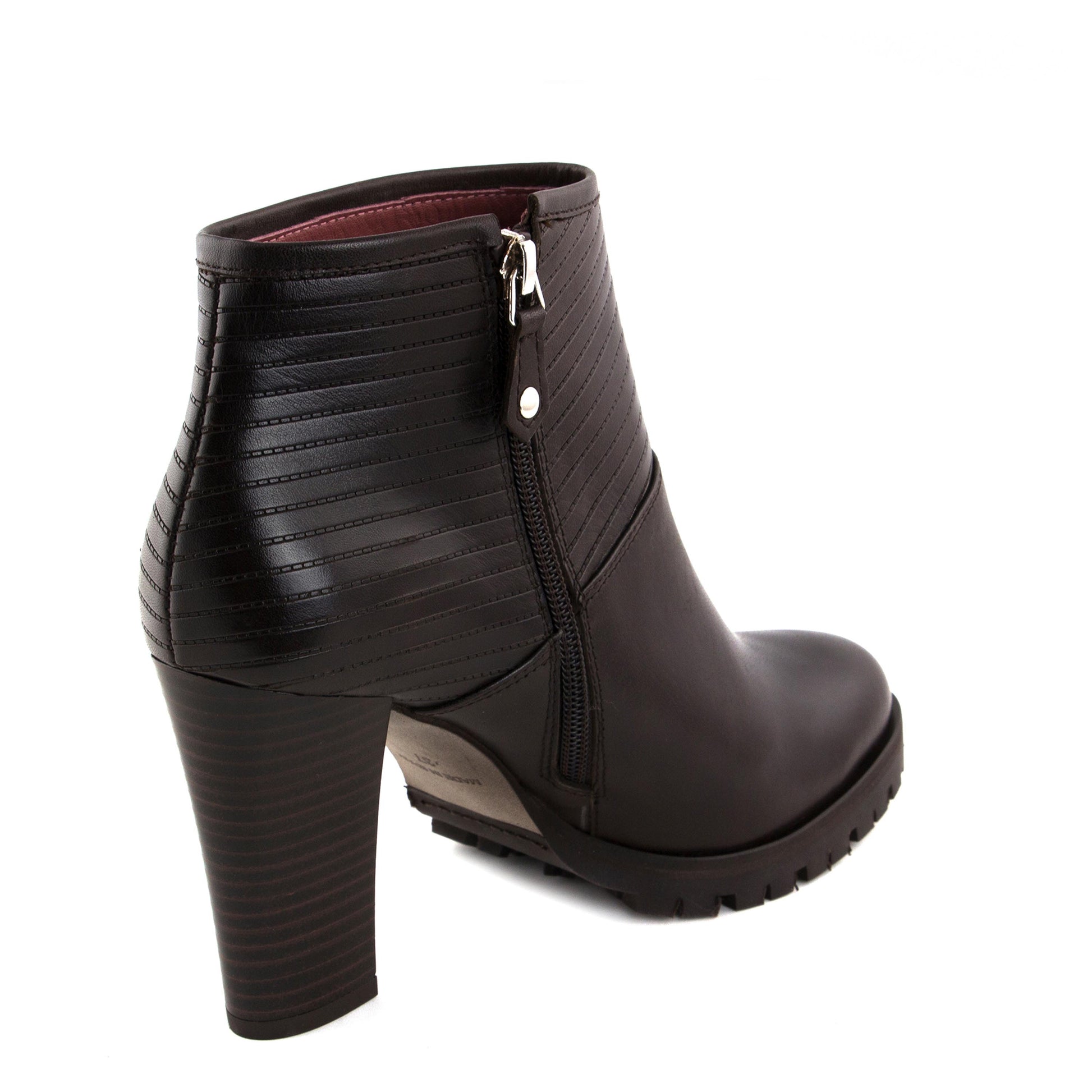 Botín con tacón marrón con cremallera 3363 de Joni - 3363-12-3.jpg