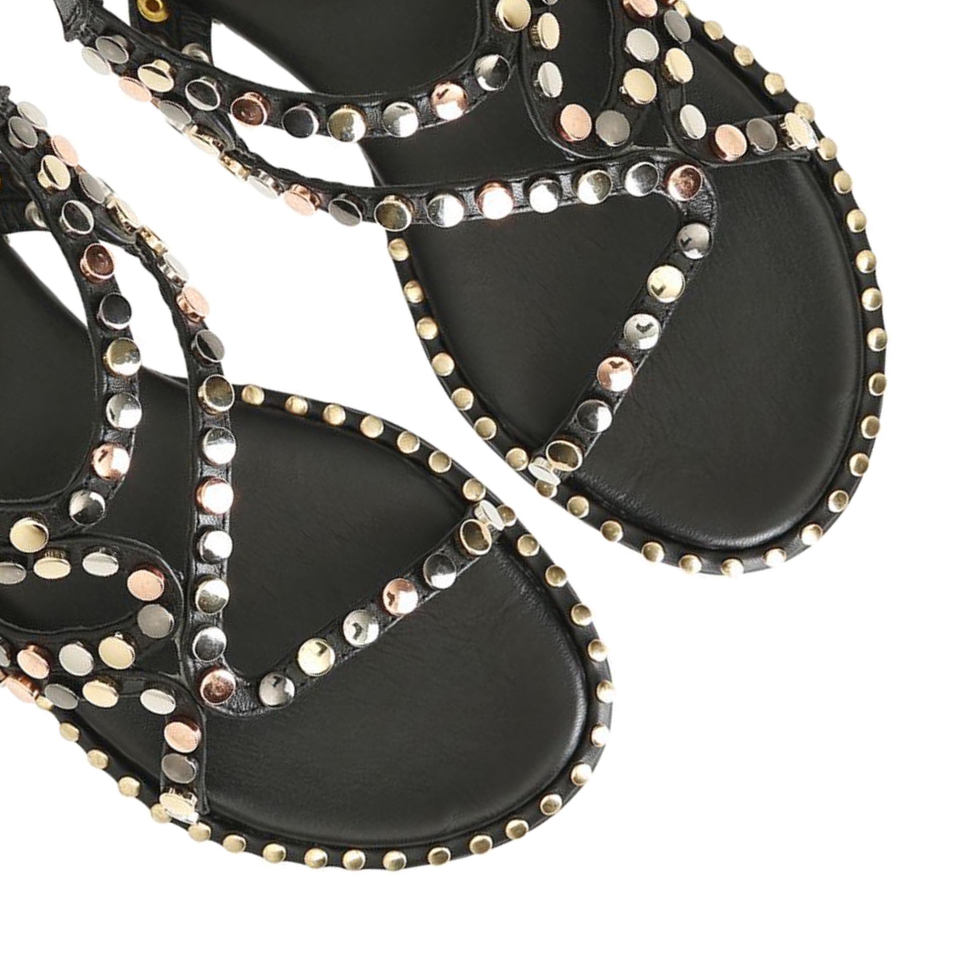 Sandalia plana negro con hebilla GF2102 de Café Noir - GF2102-20-6.jpg