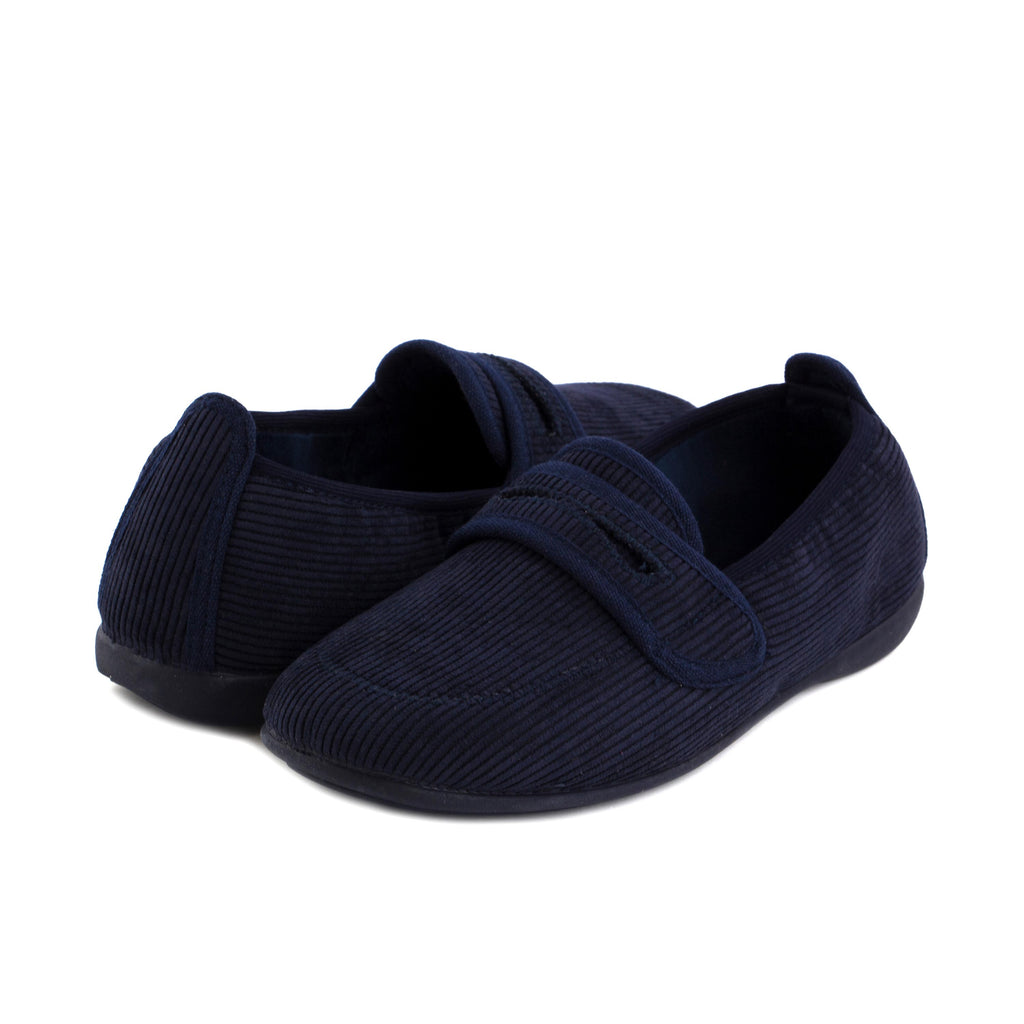 Zapatilla para casa cerrada azul 3450 de Vulladi - 3450-7-2.jpg