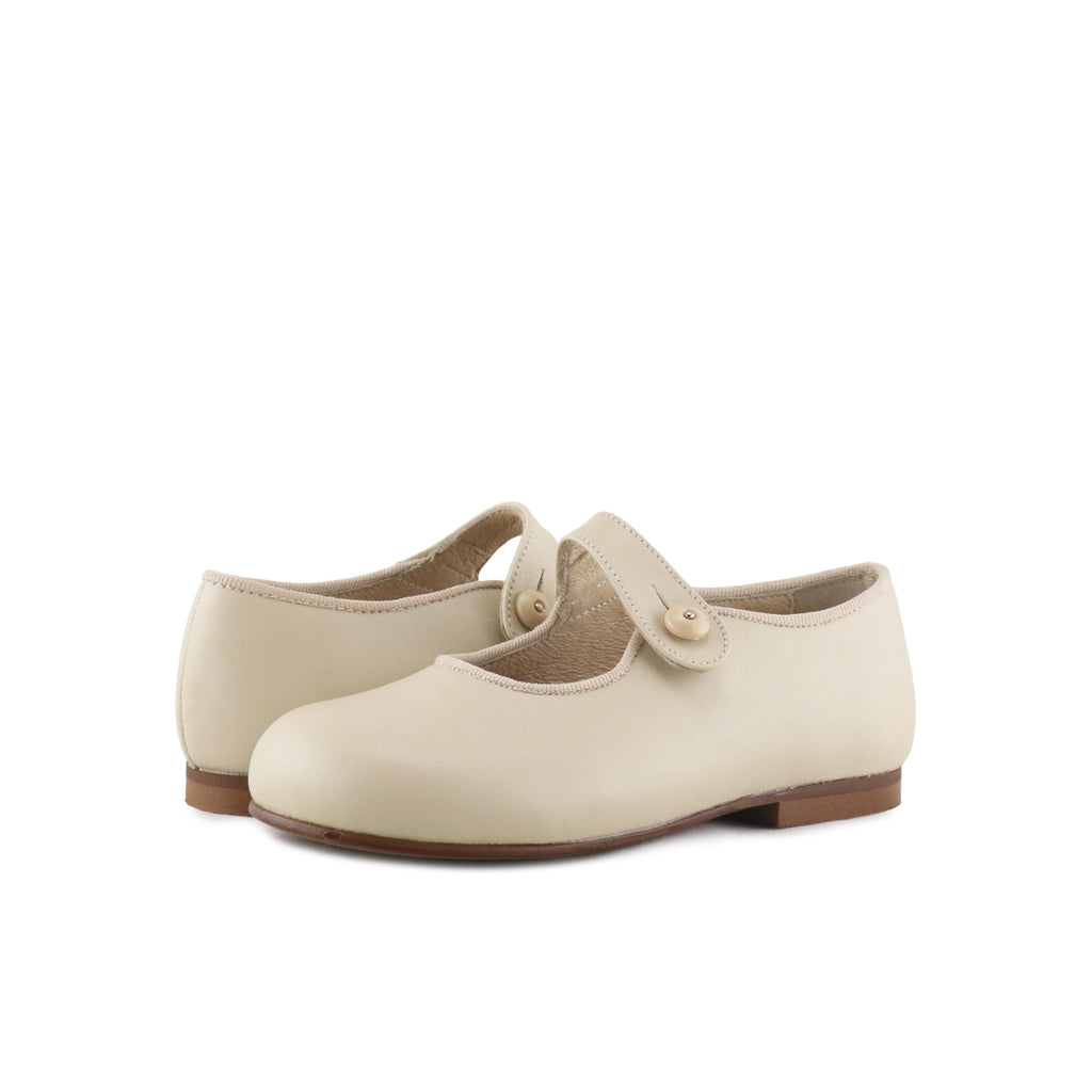 Mercedita beige oscuro con botón 3501 de Jeromín - 3501-0-2.jpg