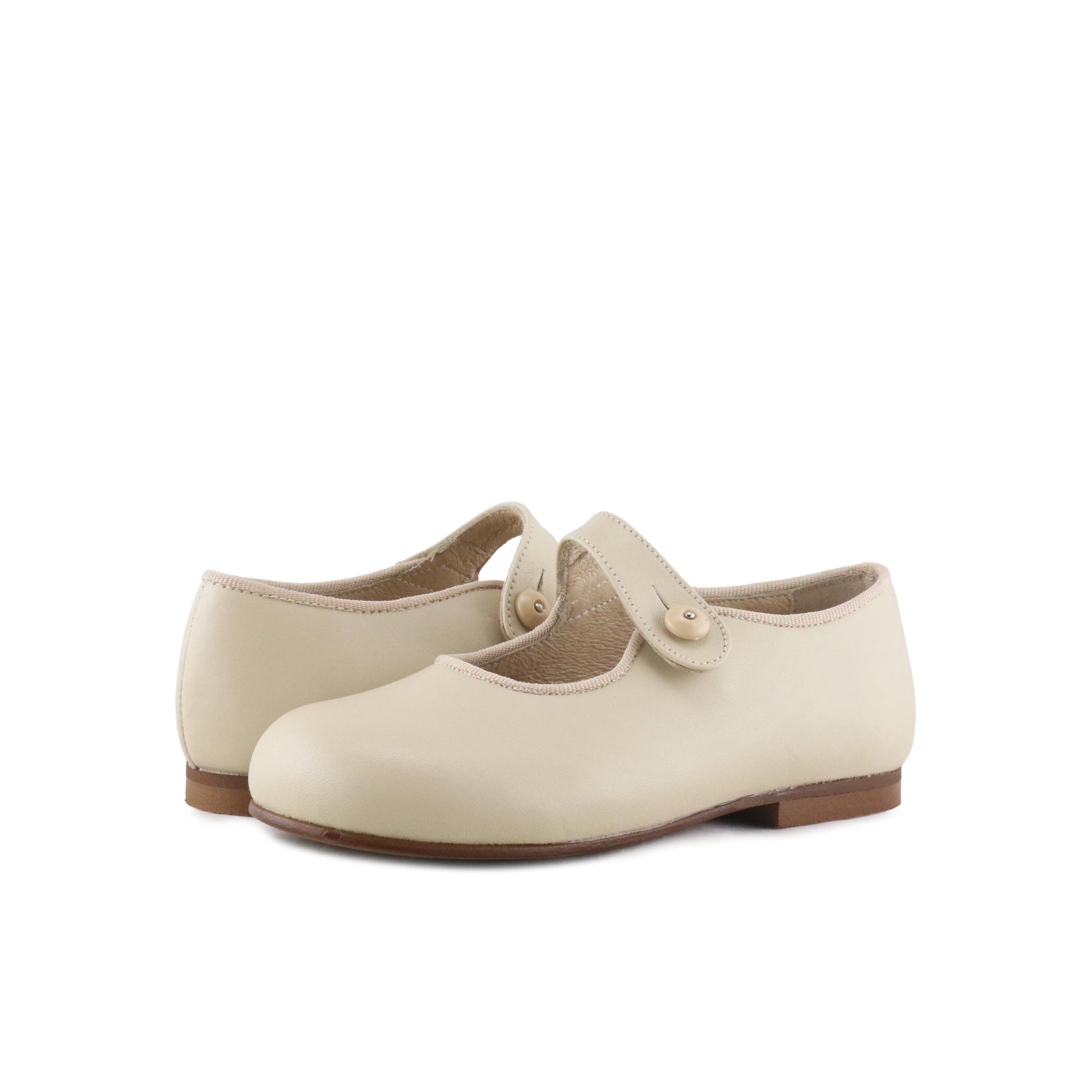 Mercedita beige oscuro con botón 3501 de Jeromín - 3501-0-2.jpg