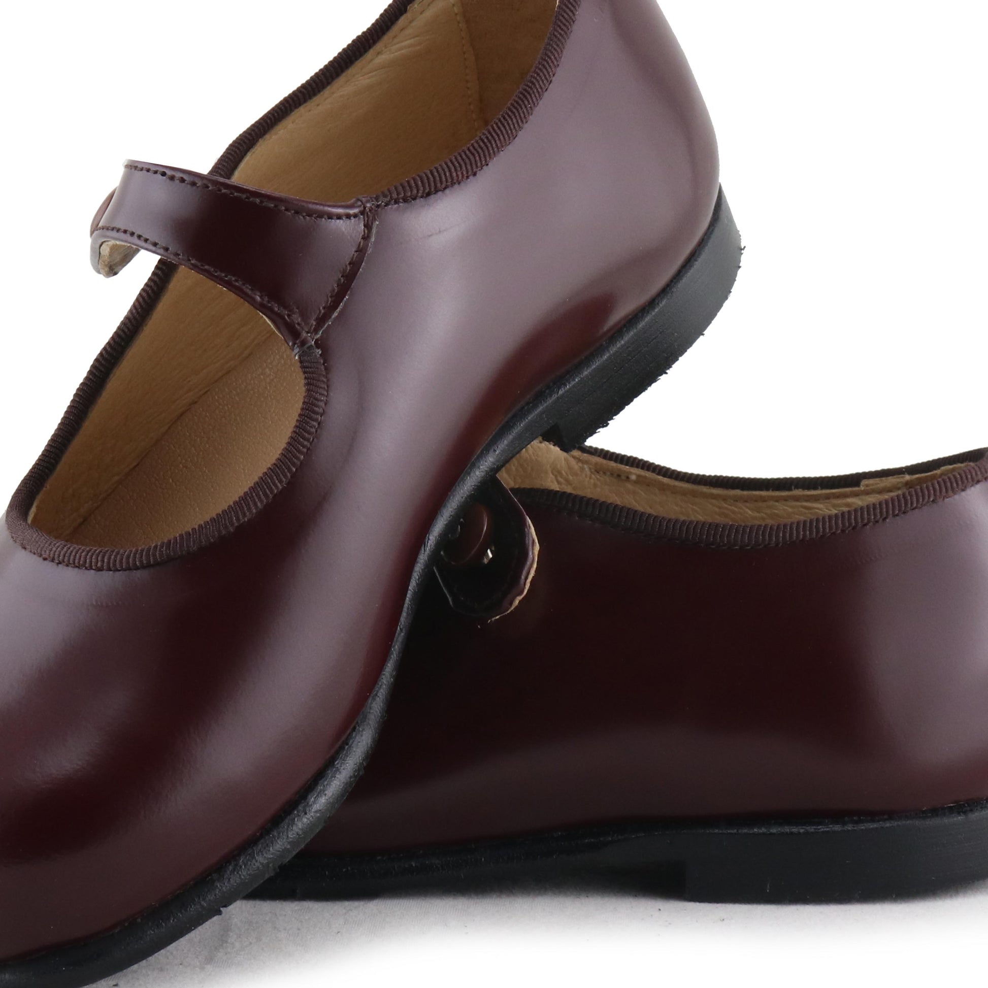 Mercedita flo burdeos oscuro con botón 3501 Jeromín - 3501-89-6.jpg