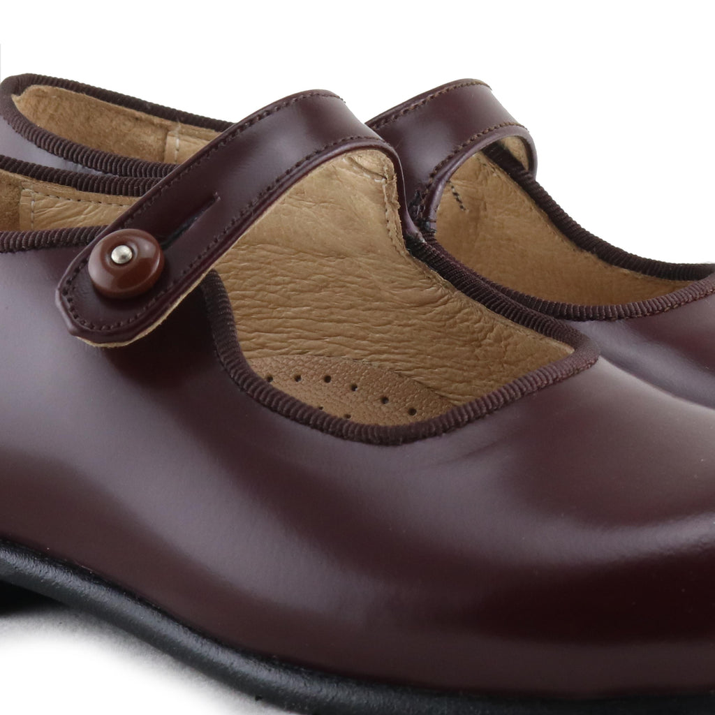 Mercedita flo burdeos oscuro con botón 3501 Jeromín - 3501-89-5.jpg