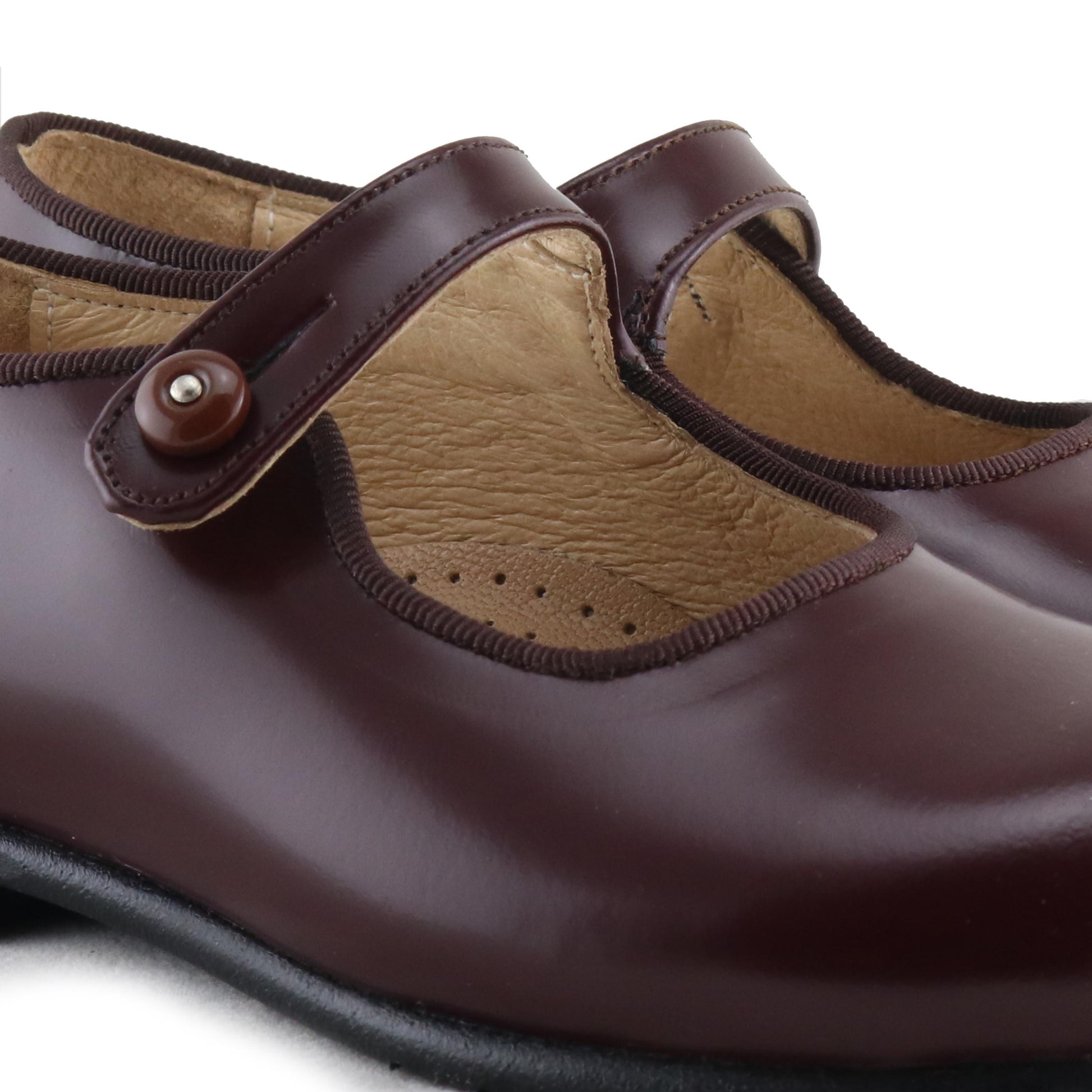 Mercedita flo burdeos oscuro con botón 3501 Jeromín - 3501-89-5.jpg