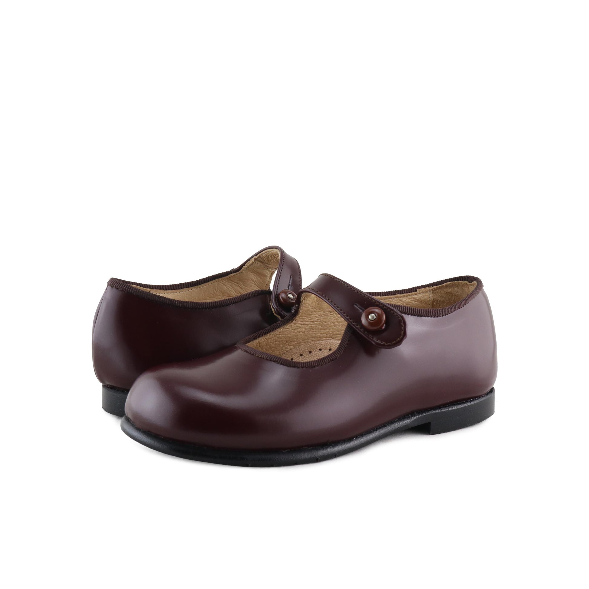 Mercedita flo burdeos oscuro con botón 3501 Jeromín - 3501-89-2.jpg