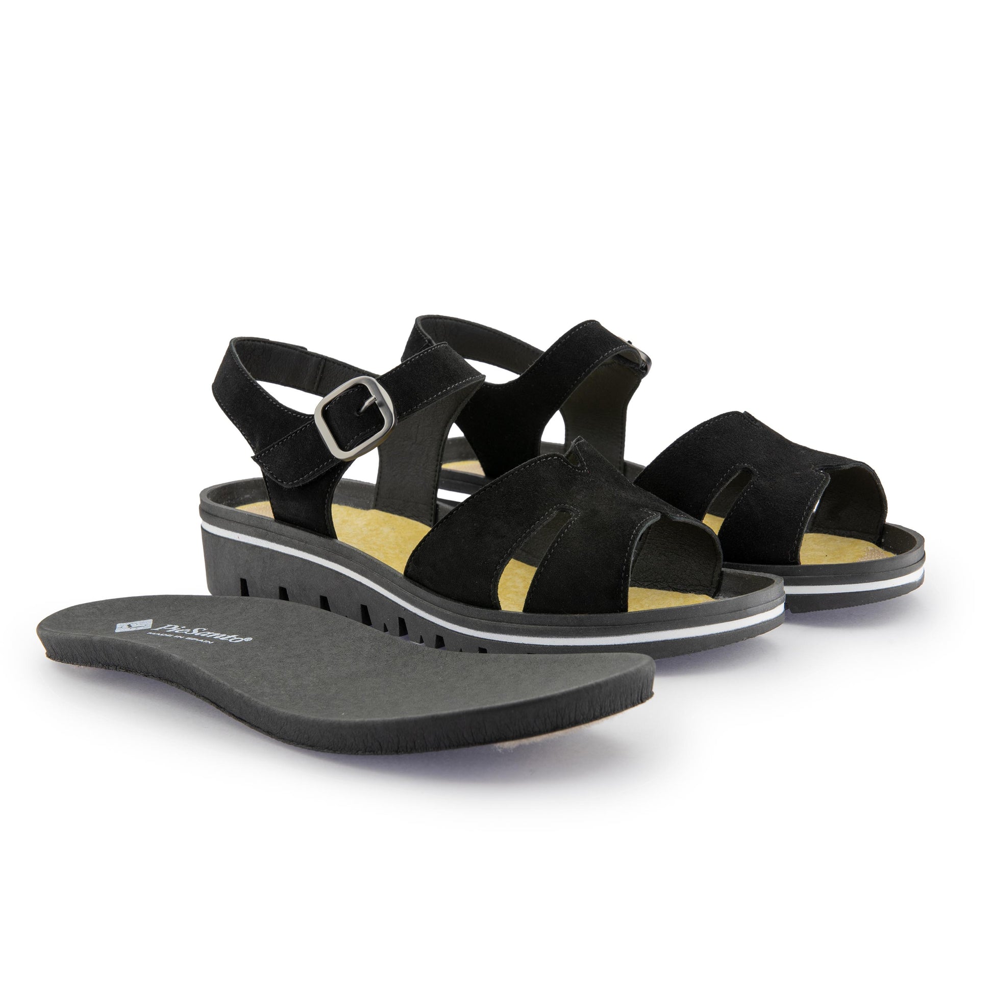 Sandalia de cuña ante negro con velcro 240775 Piesanto - 240775-31-7.jpg