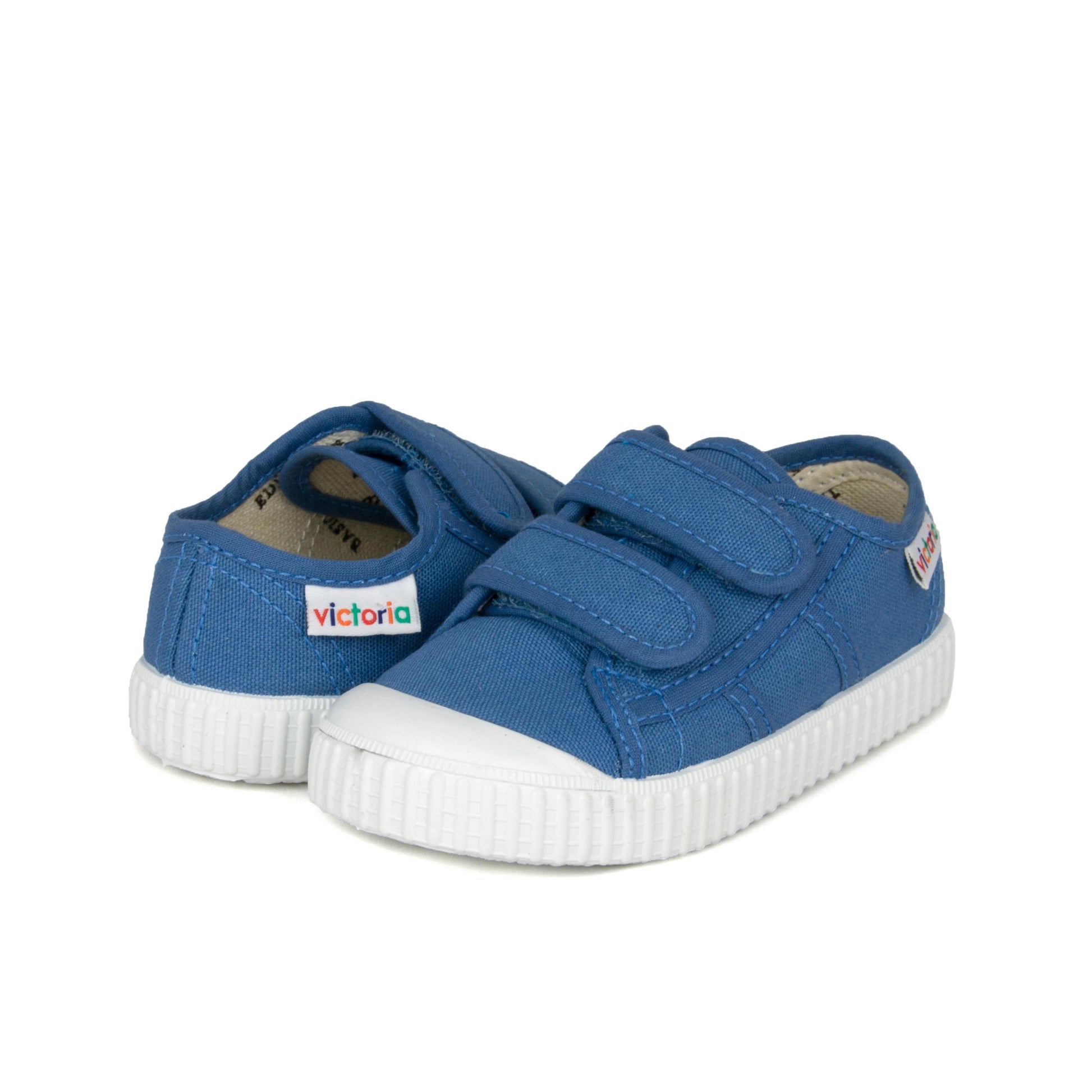 Zapatilla azul jeans con velcro 36606 de Victoria - 36606-119-2.jpg