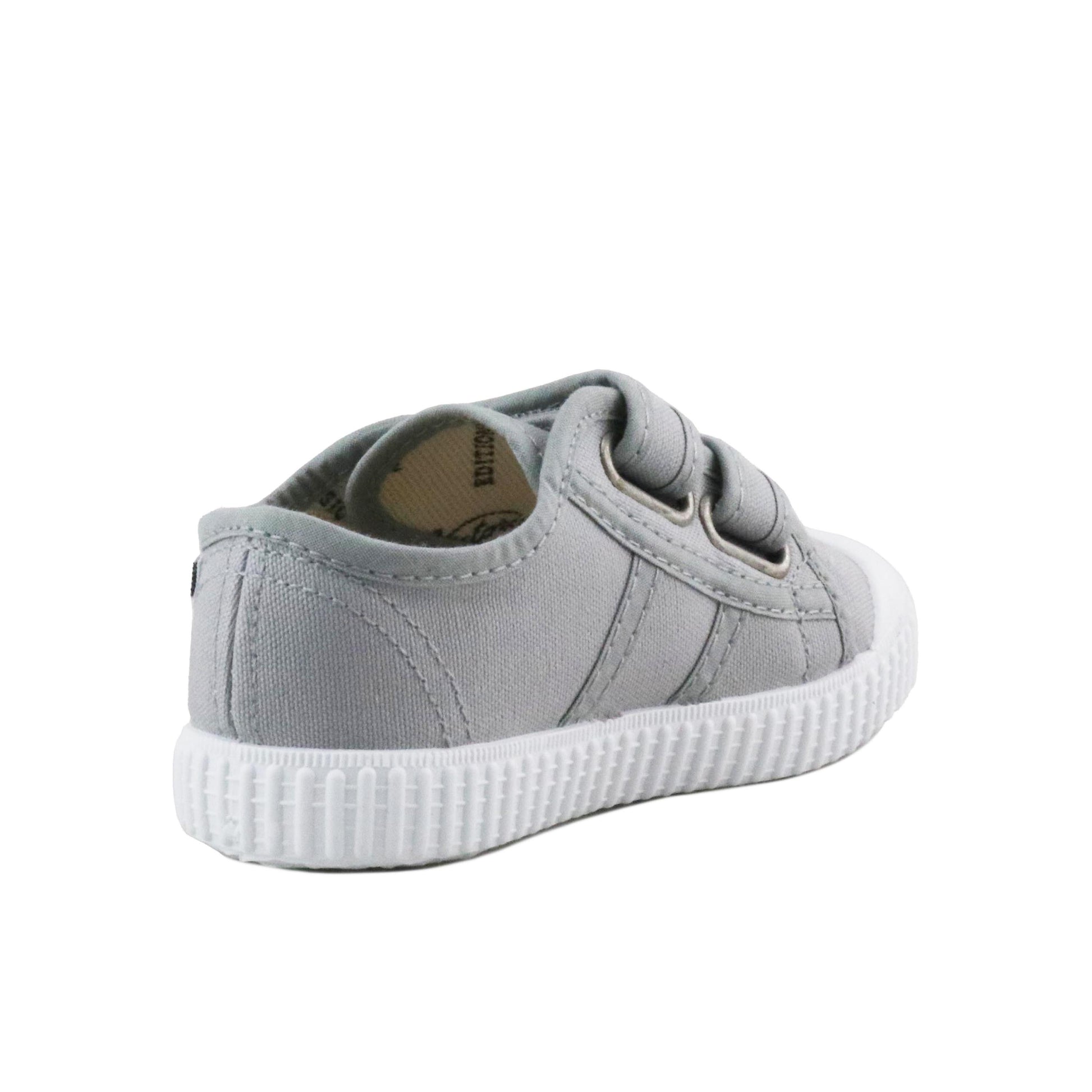 Zapatilla gris claro con velcro 36606 de Victoria - 36606-17-3.jpg