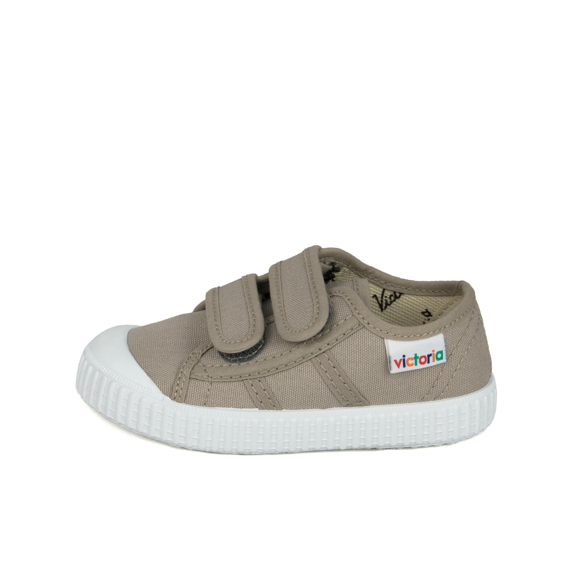 Zapatilla beige con velcro 36606 de Victoria - 36606-9-1.jpg