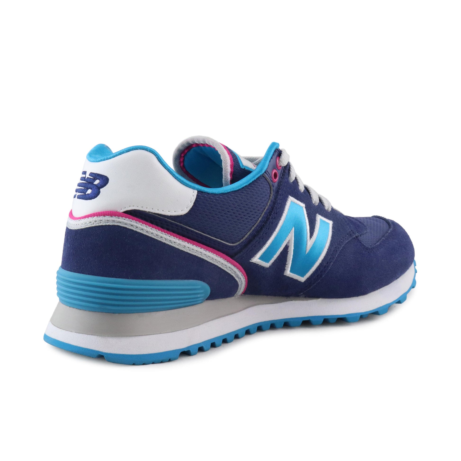 Deportiva azul con cordón WL574 de New Balance - WL574-7-3.jpg